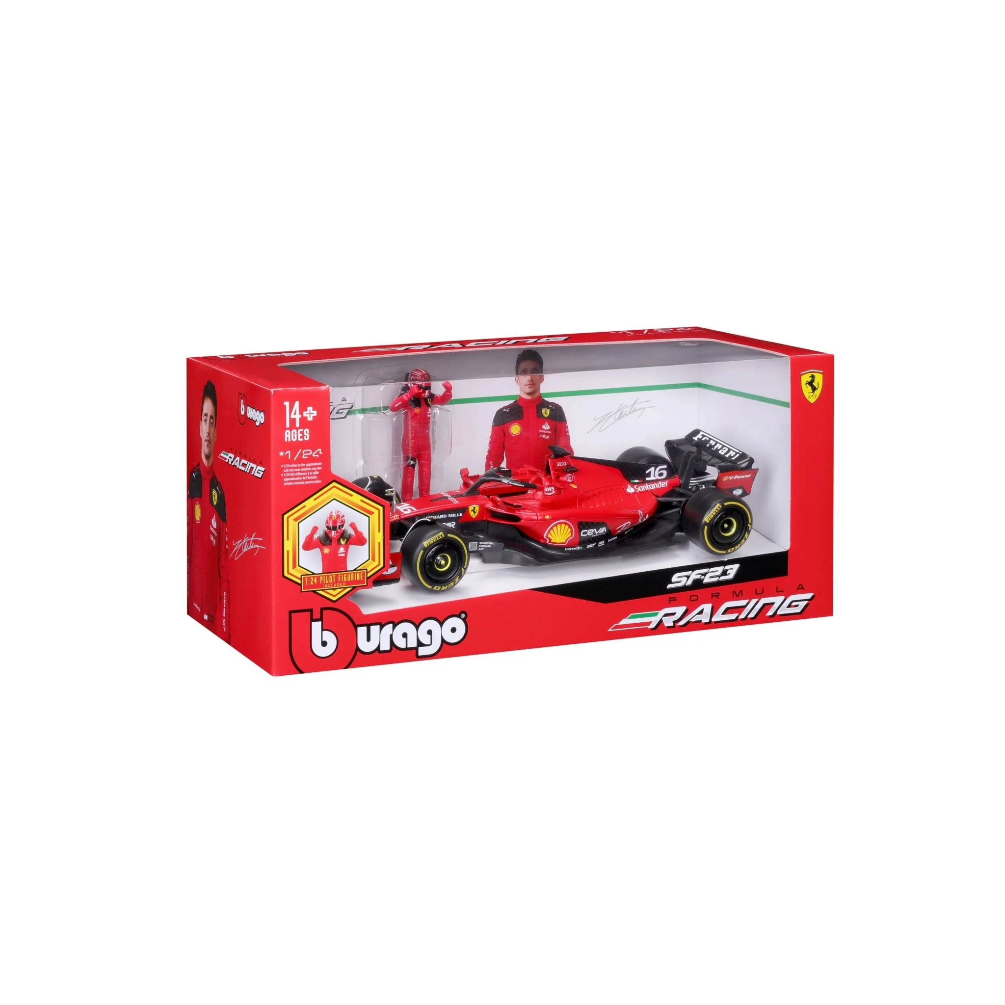 Maisto 1:24 SFR Ferrari SF-23 w/ figure - Image 2