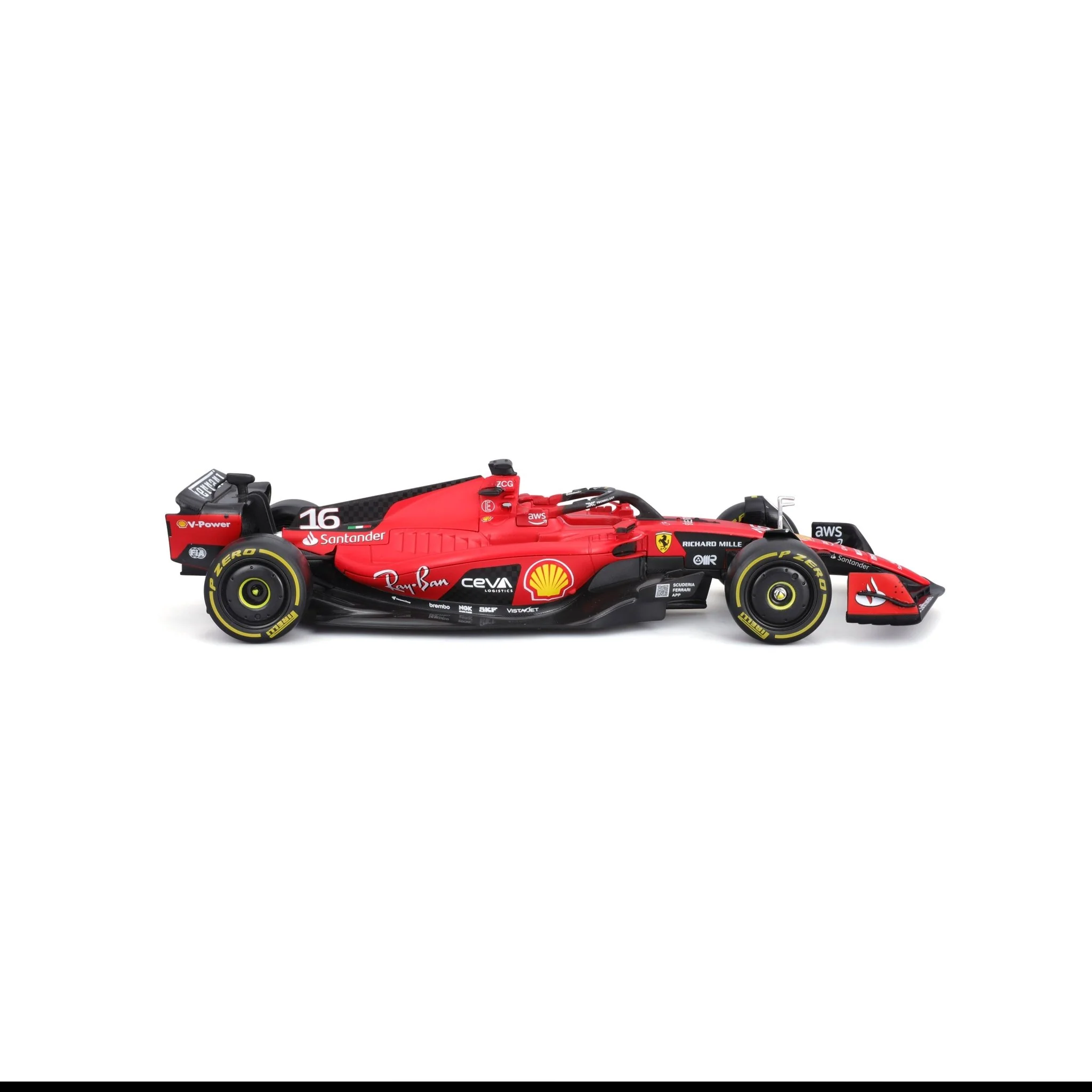 Maisto 1:24 SFR Ferrari SF-23 w/ figure - Image 9