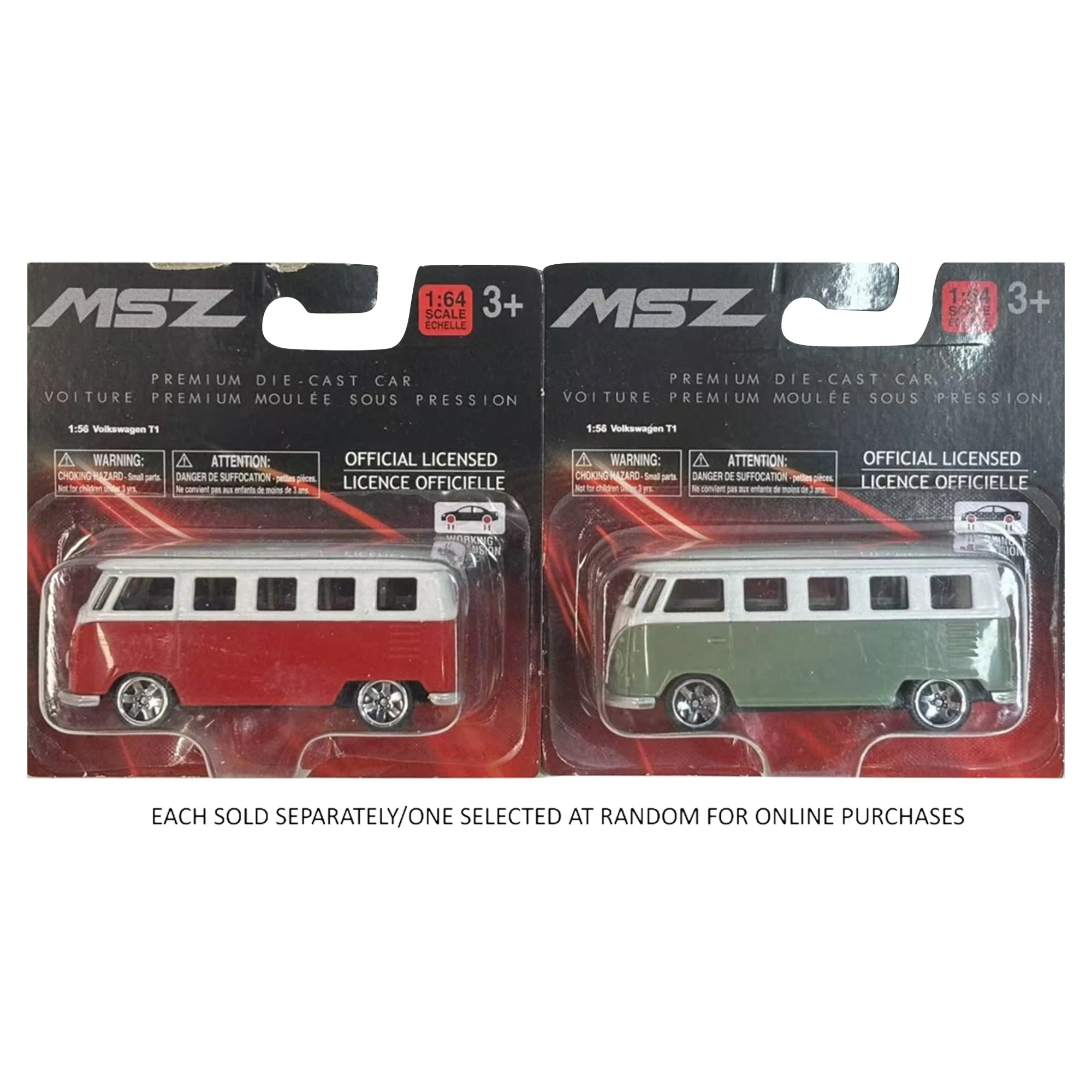 1:64 Scale Volkswagen T1 Diecast Vehicle