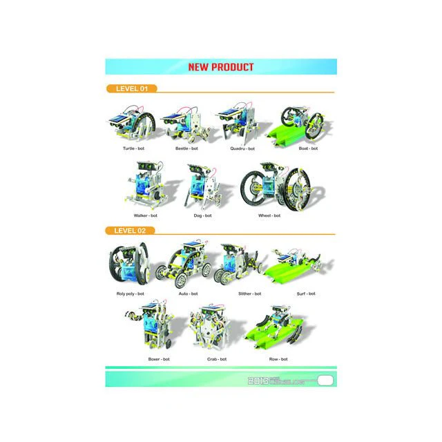 Solar Robot Kit 14 in 1 - Image 4