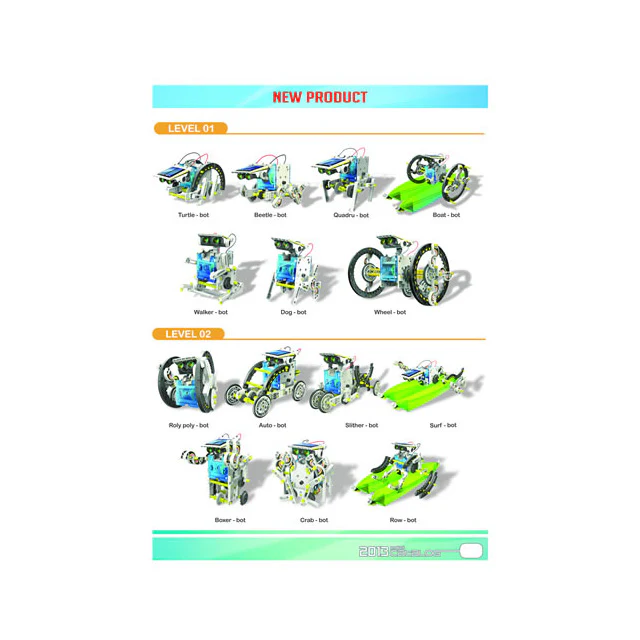 Solar Robot Kit 14 in 1 - Image 7