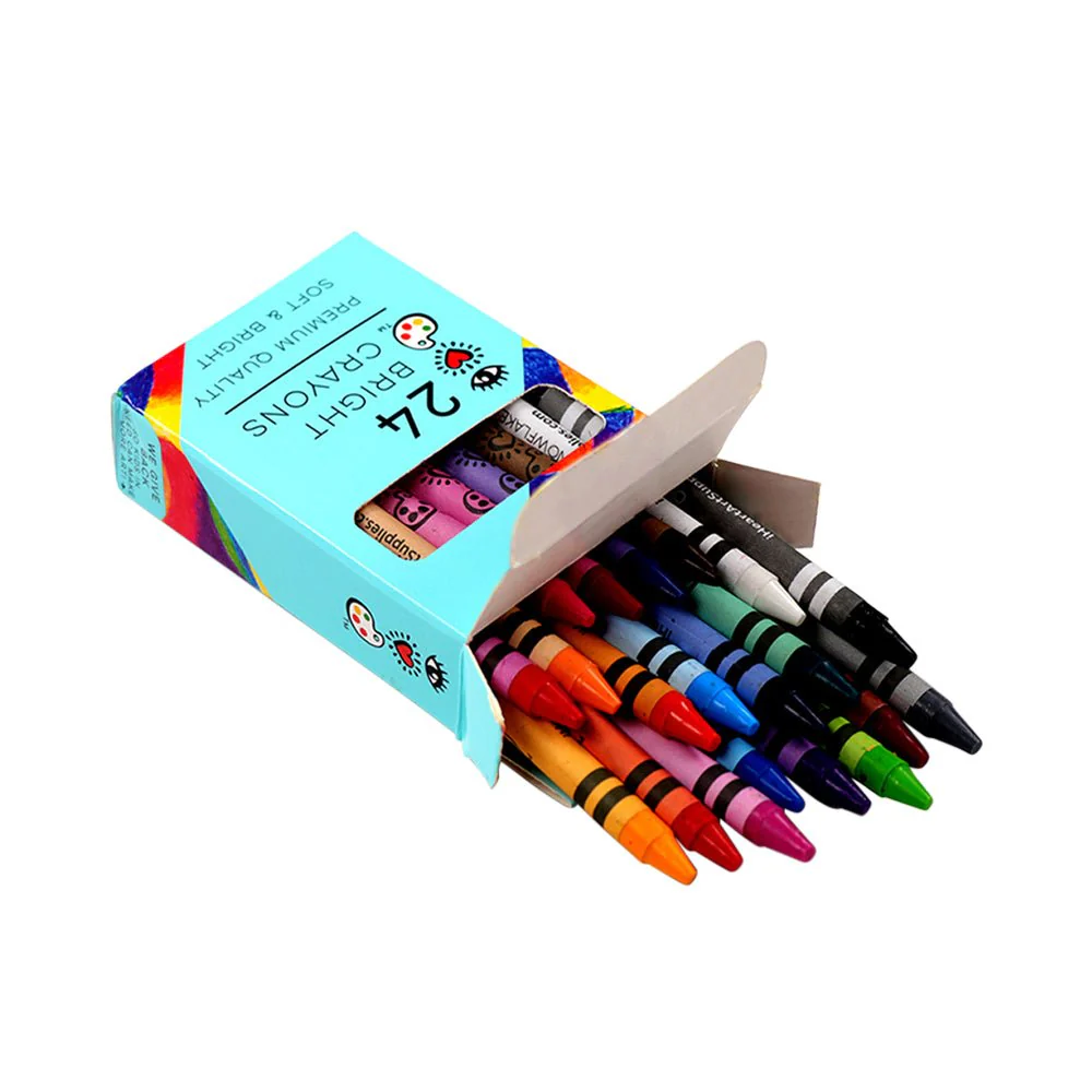 iHeartArt 24 Bright Crayons - Image 2