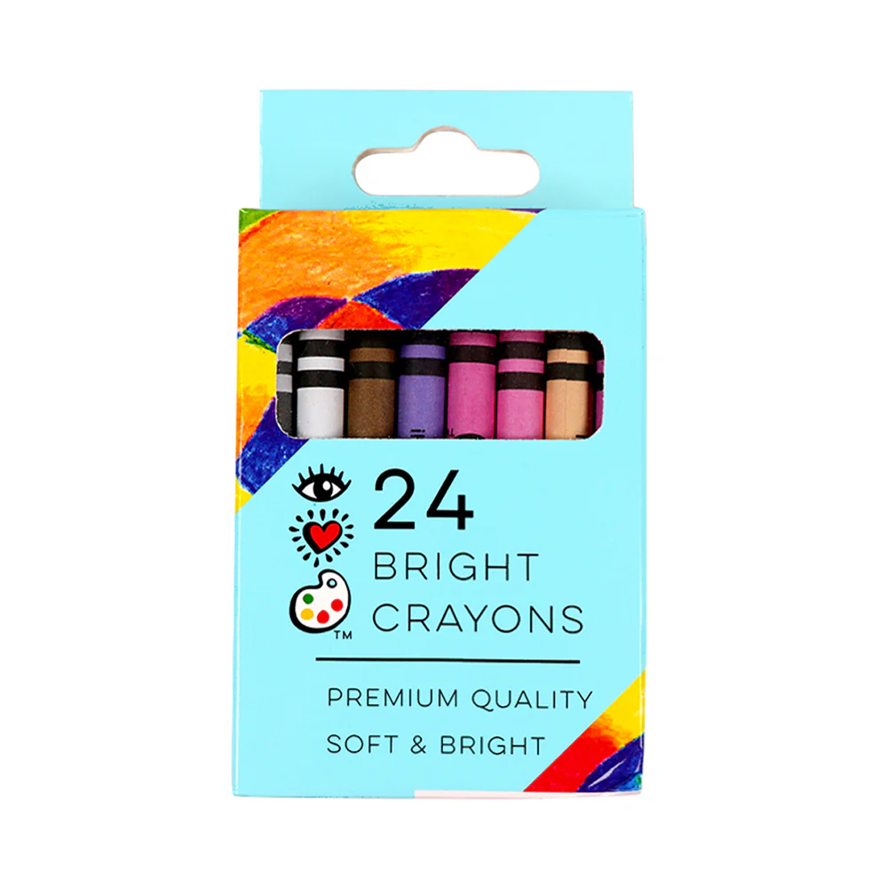iHeartArt 24 Bright Crayons - Image 4