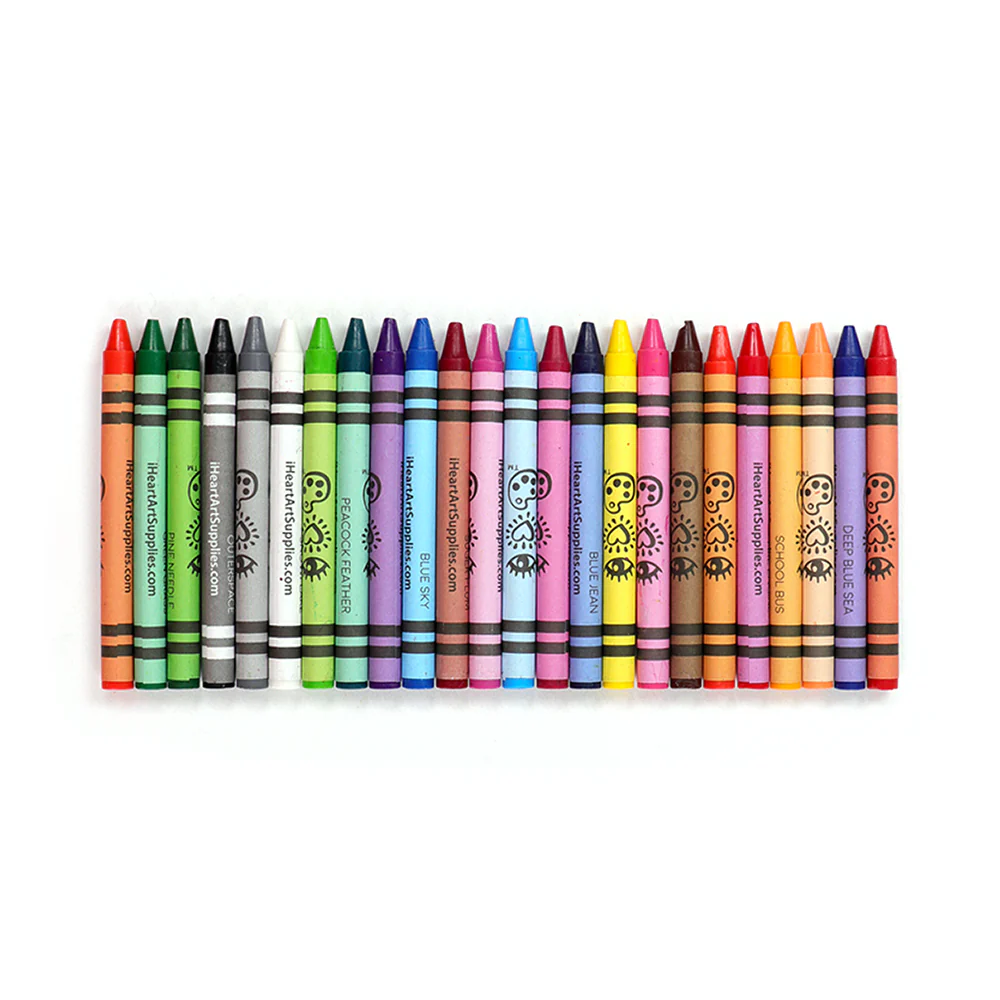 iHeartArt 24 Bright Crayons - Image 6