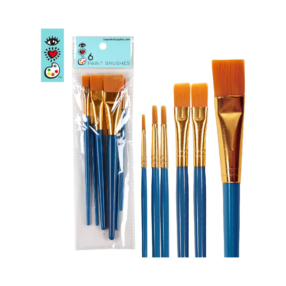 iHeartArt 6 Paint Brushes - Image 4