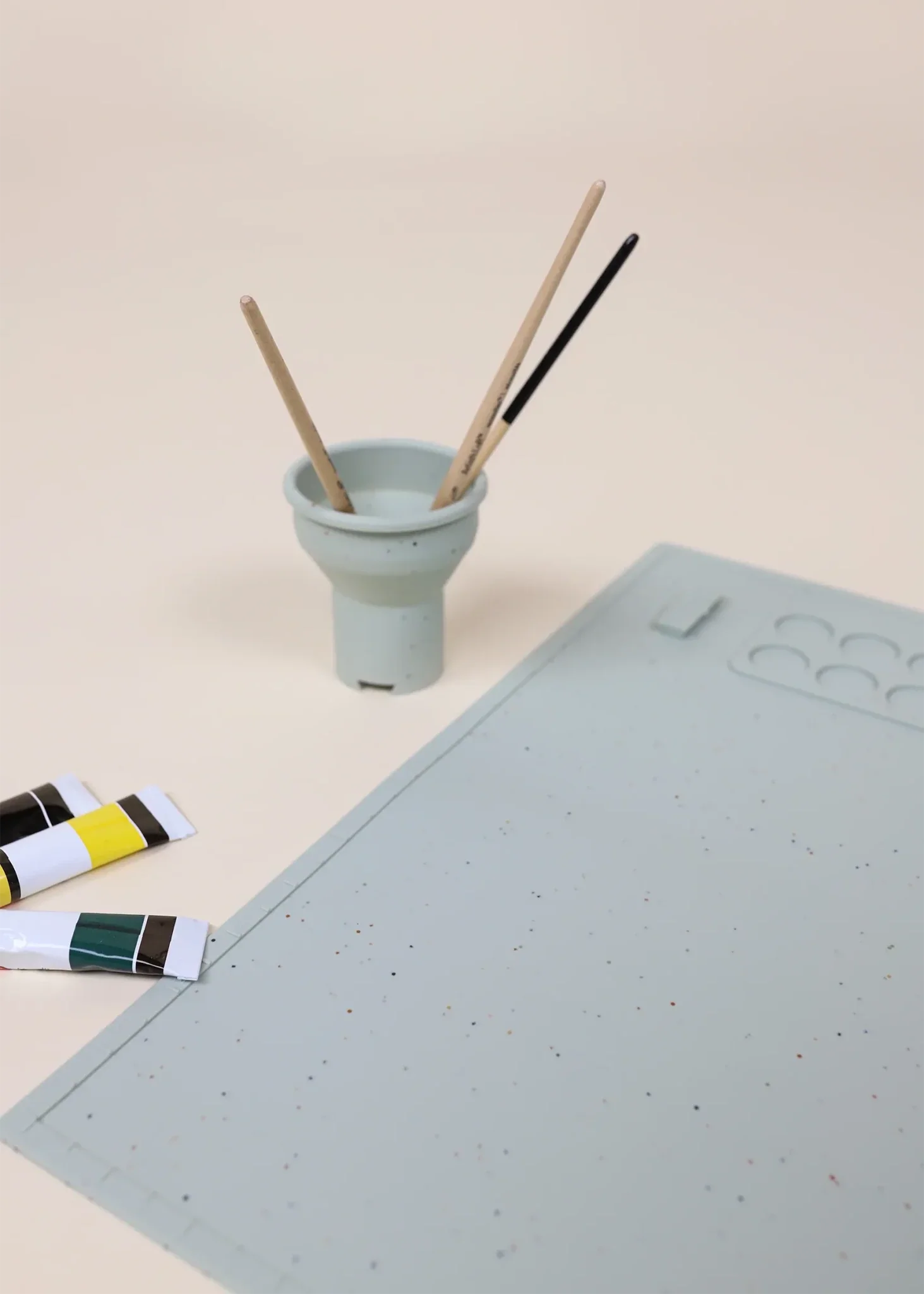 Art Painting Silicone Placemat - Seafoam - Image 4