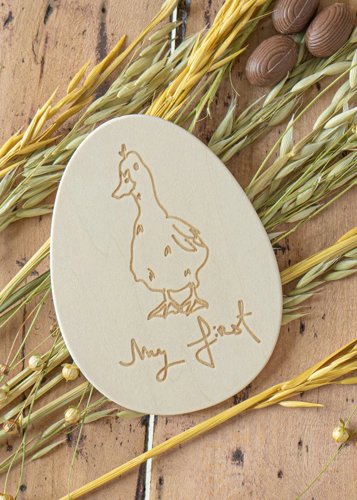 Baby Milestone Wooden Plate - My First Easter - Image 5