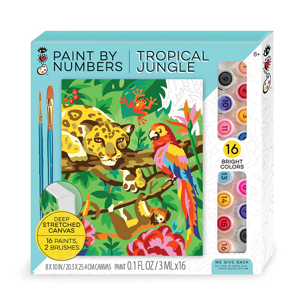 iHeartArt Paint By Numbers- Tropical Jungle - Image 3