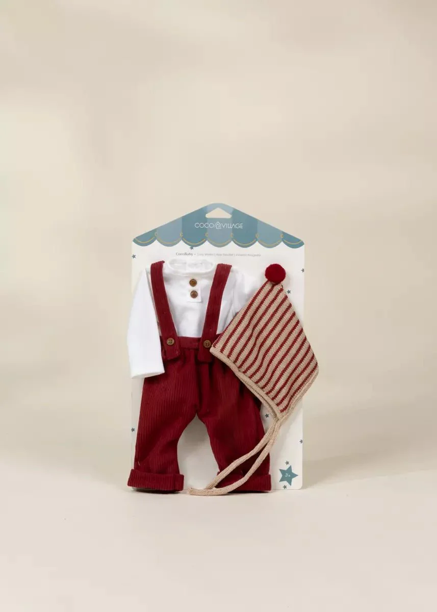 Coco Baby 18" Baby Play Doll Clothing Set – Cozy Winter - Image 4