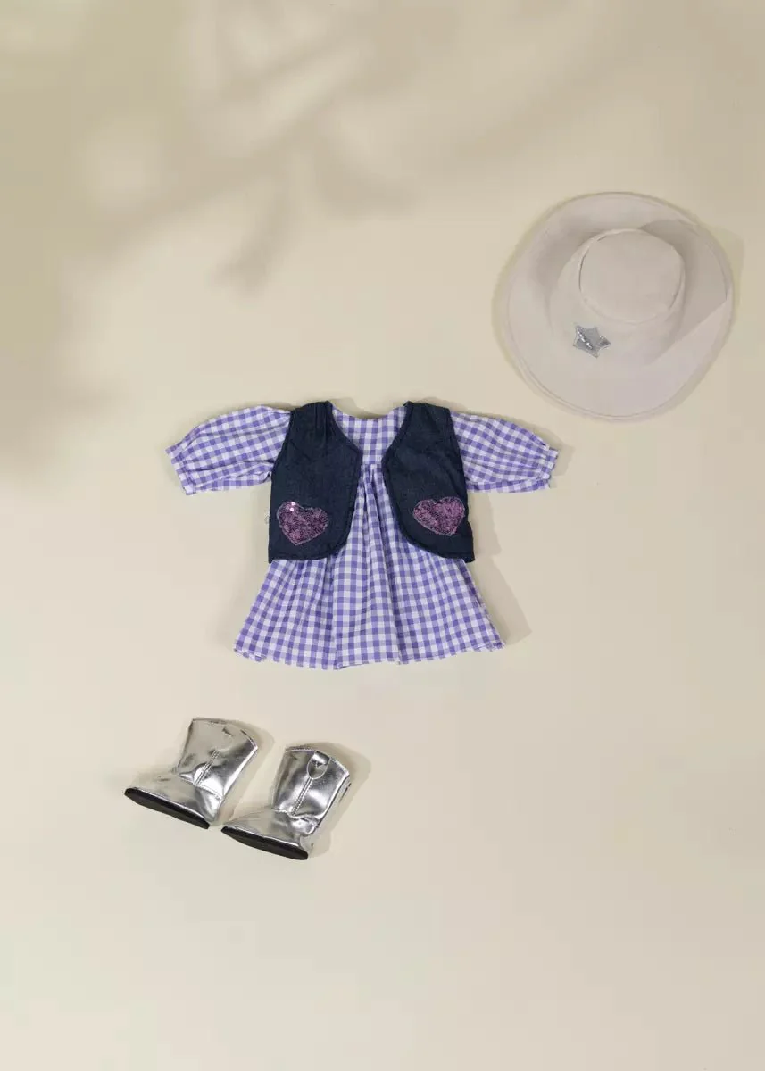 Coco Friends 22" Kids Play Doll Clothing Set – Cowgirl