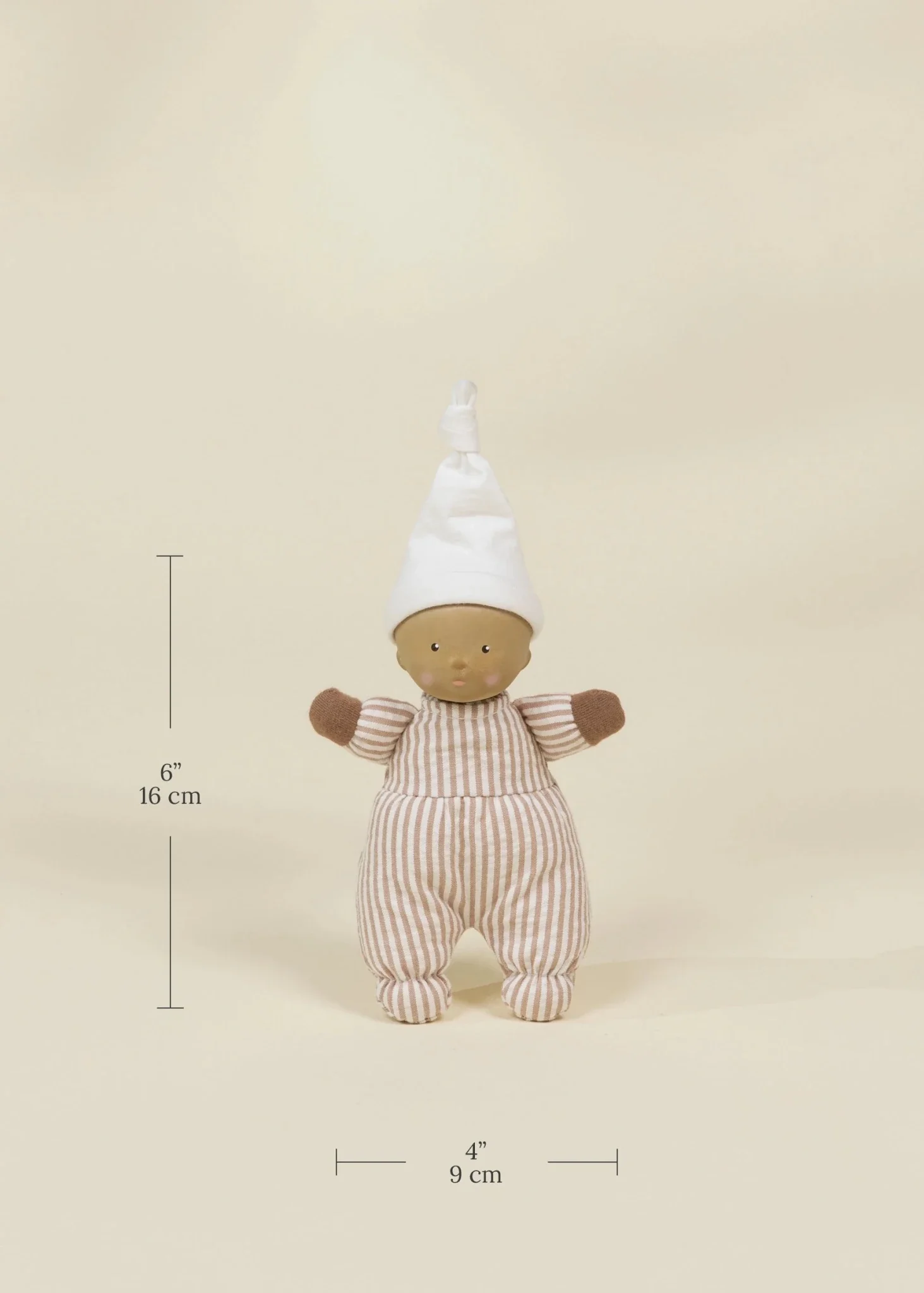 Coco Mini - Arlo - Natural Rubber Baby Play Doll - Image 4