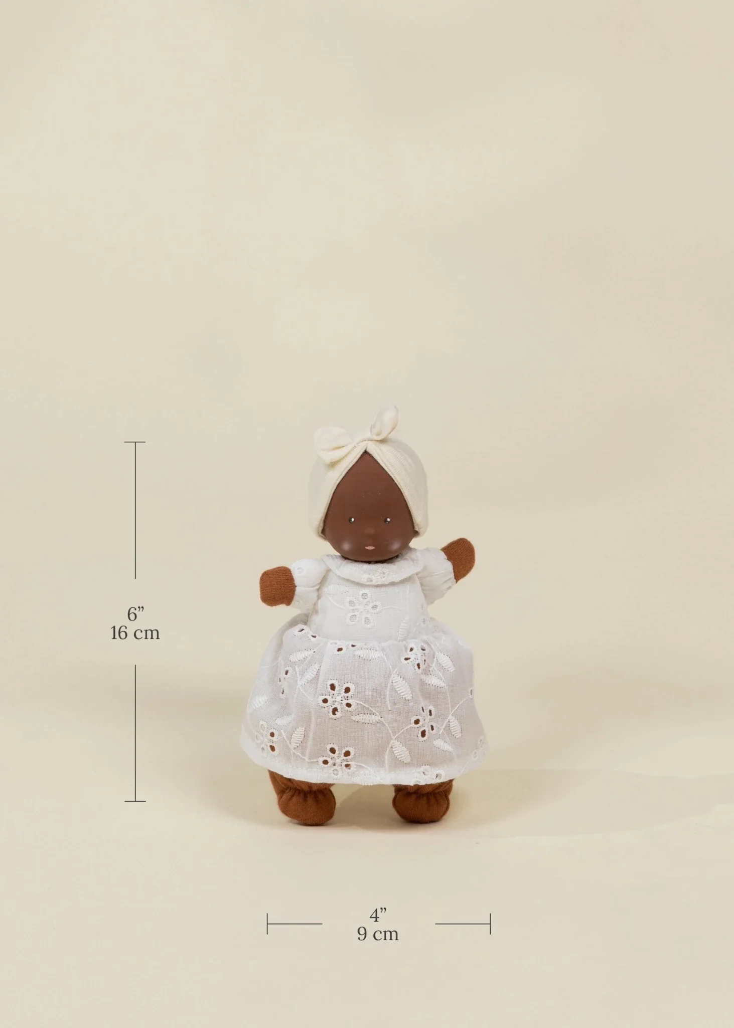 Coco Mini - Flora - Natural Rubber Baby Play Doll - Image 5