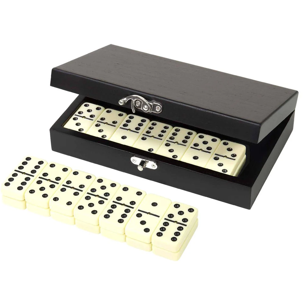 Craftsman Deluxe Wooden Dominoes Set - Image 3