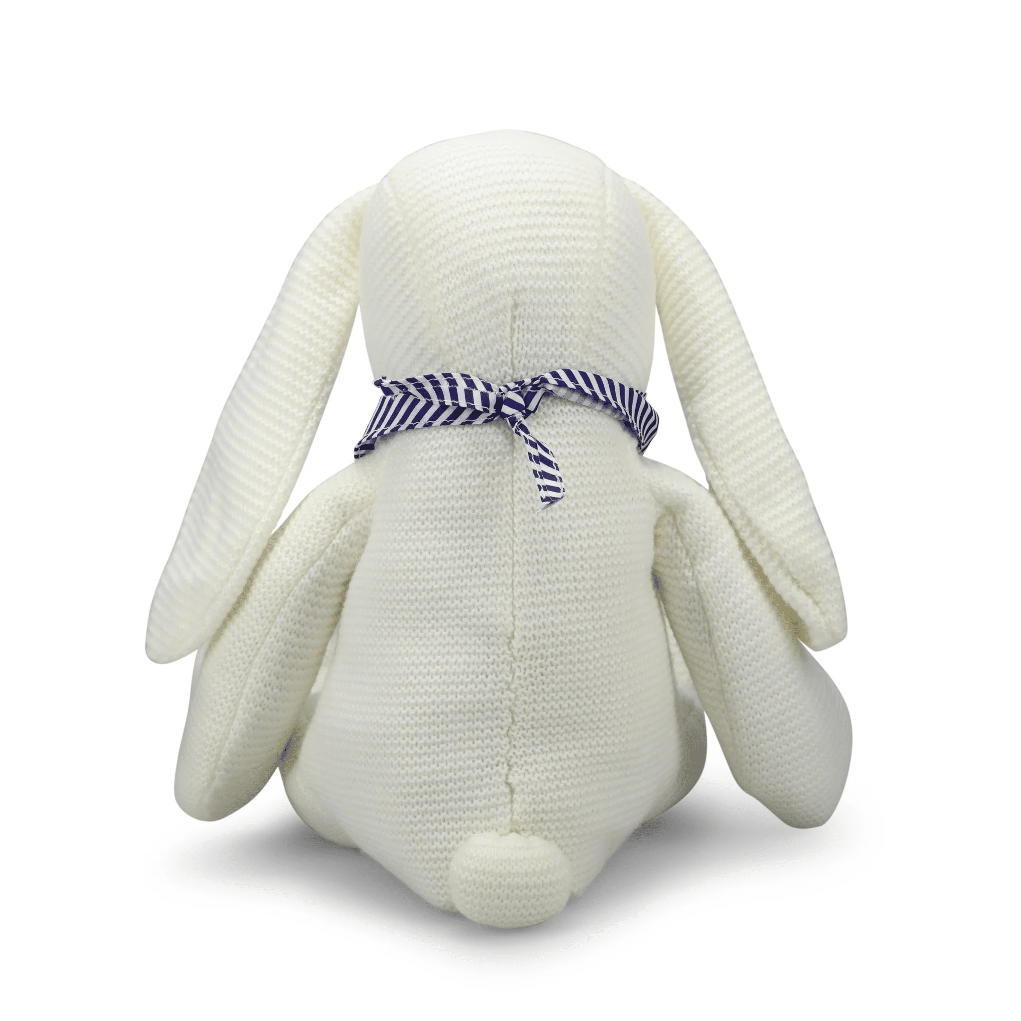 RLE 20" Cream Knit Bunny Plush - Image 2