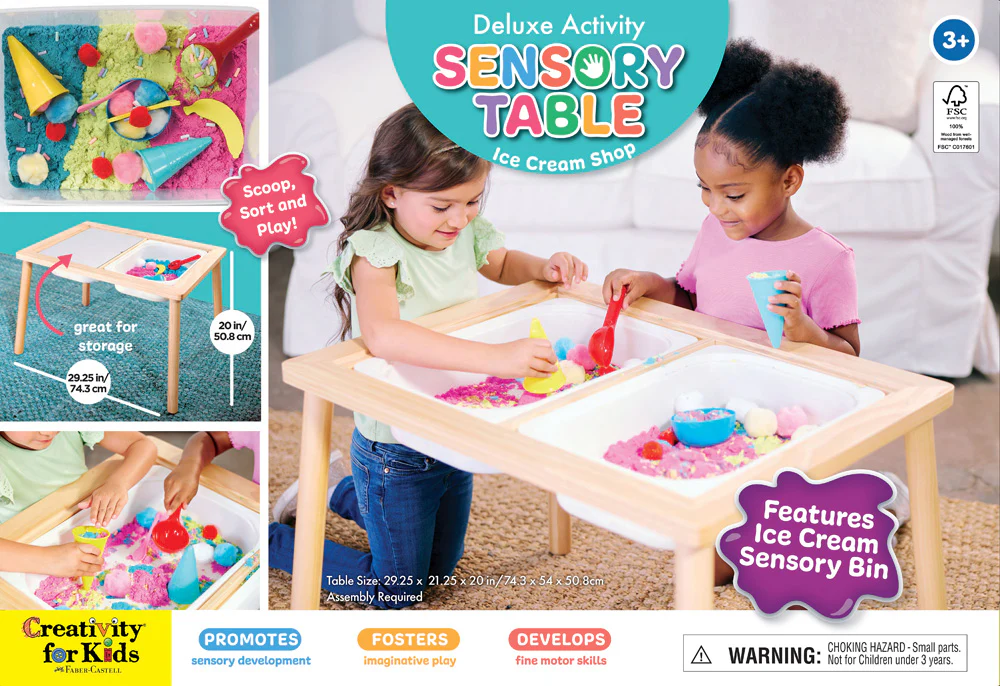 Creativity for Kids Sensory Table with Ice Cream Shop - Image 19