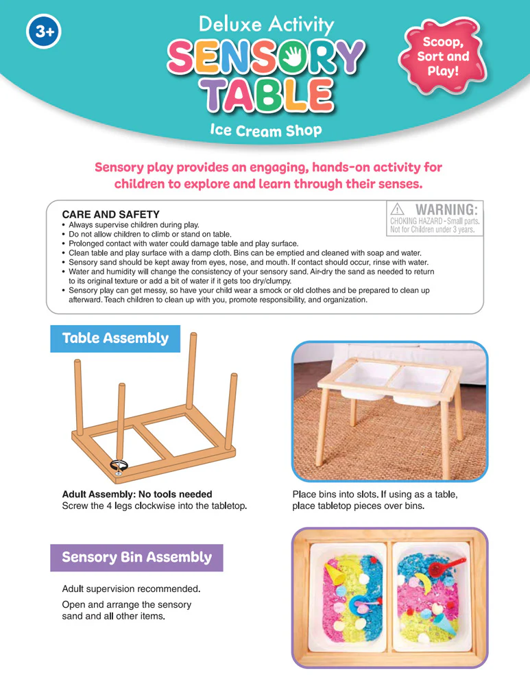 Creativity for Kids Sensory Table with Ice Cream Shop - Image 27