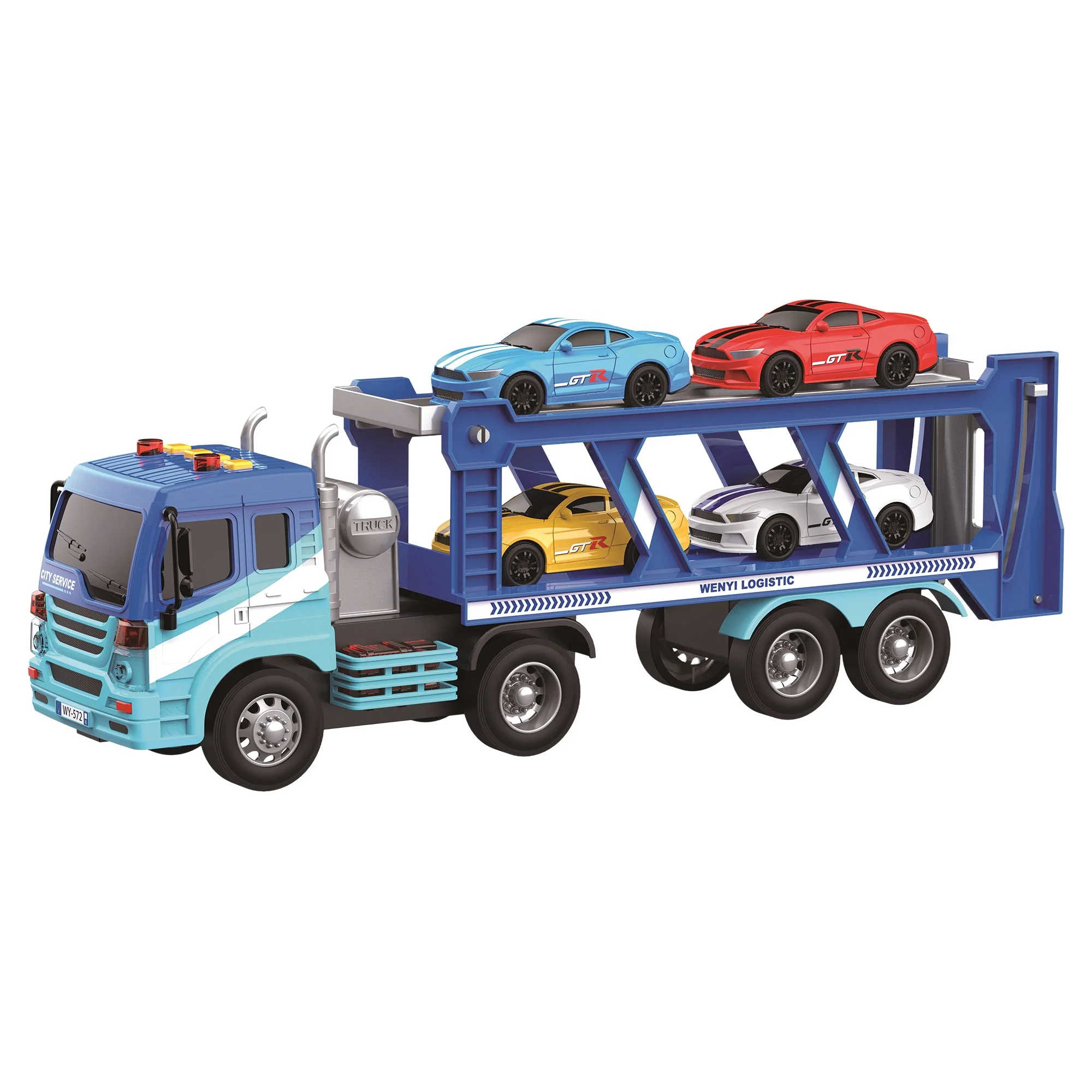Dragon Wheels Car Transport Truck - Image 2