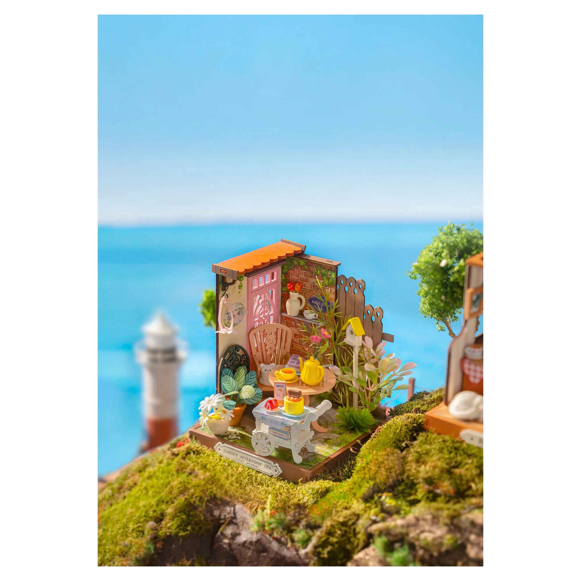 DIY Miniature House Fancy Tea Yard Model Kit - Image 3