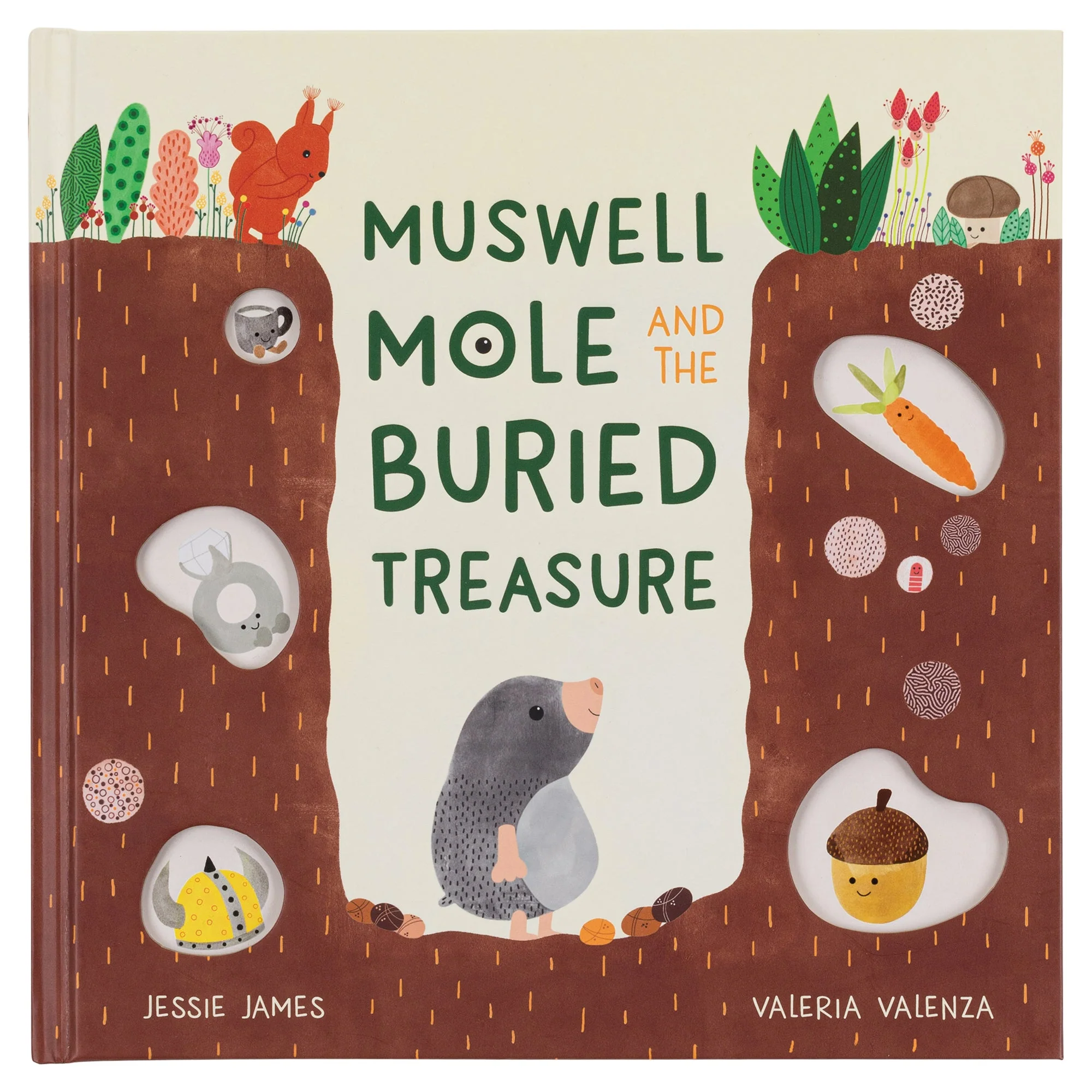 Jellycat Muswell Mole and the Buried Treasure Book