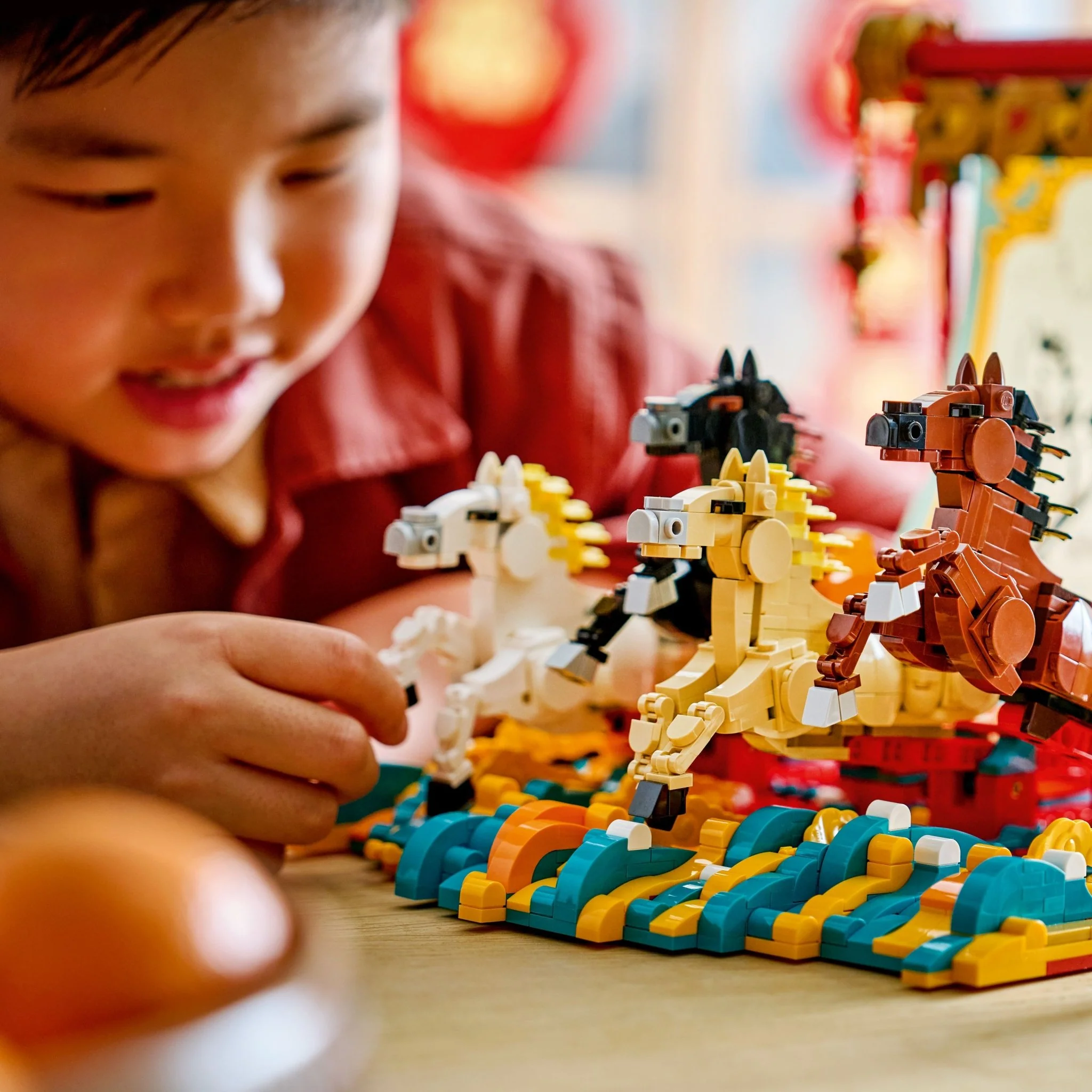 LEGO Spring Festival Galloping Horse Canvas 80119 - Image 4