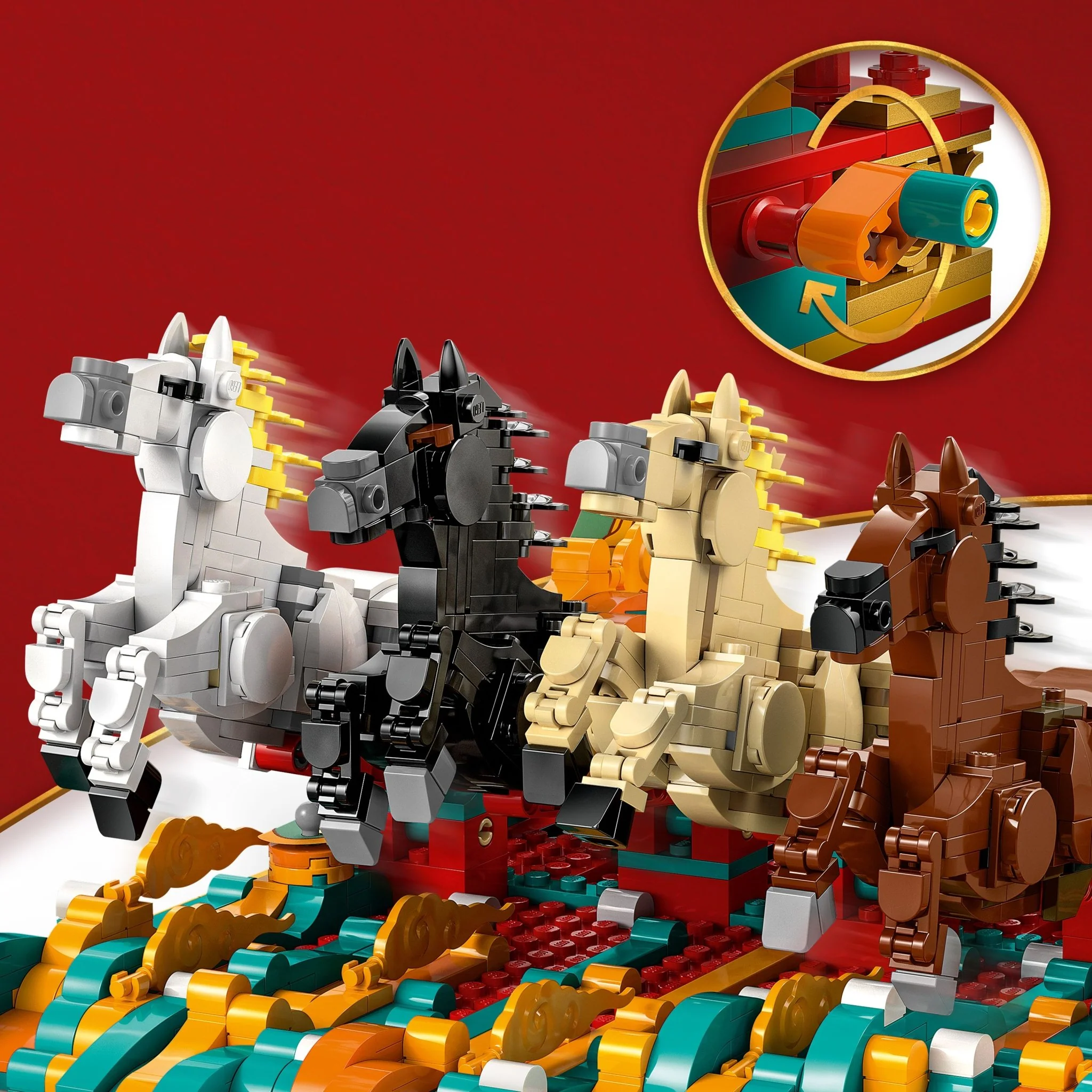 LEGO Spring Festival Galloping Horse Canvas 80119 - Image 5