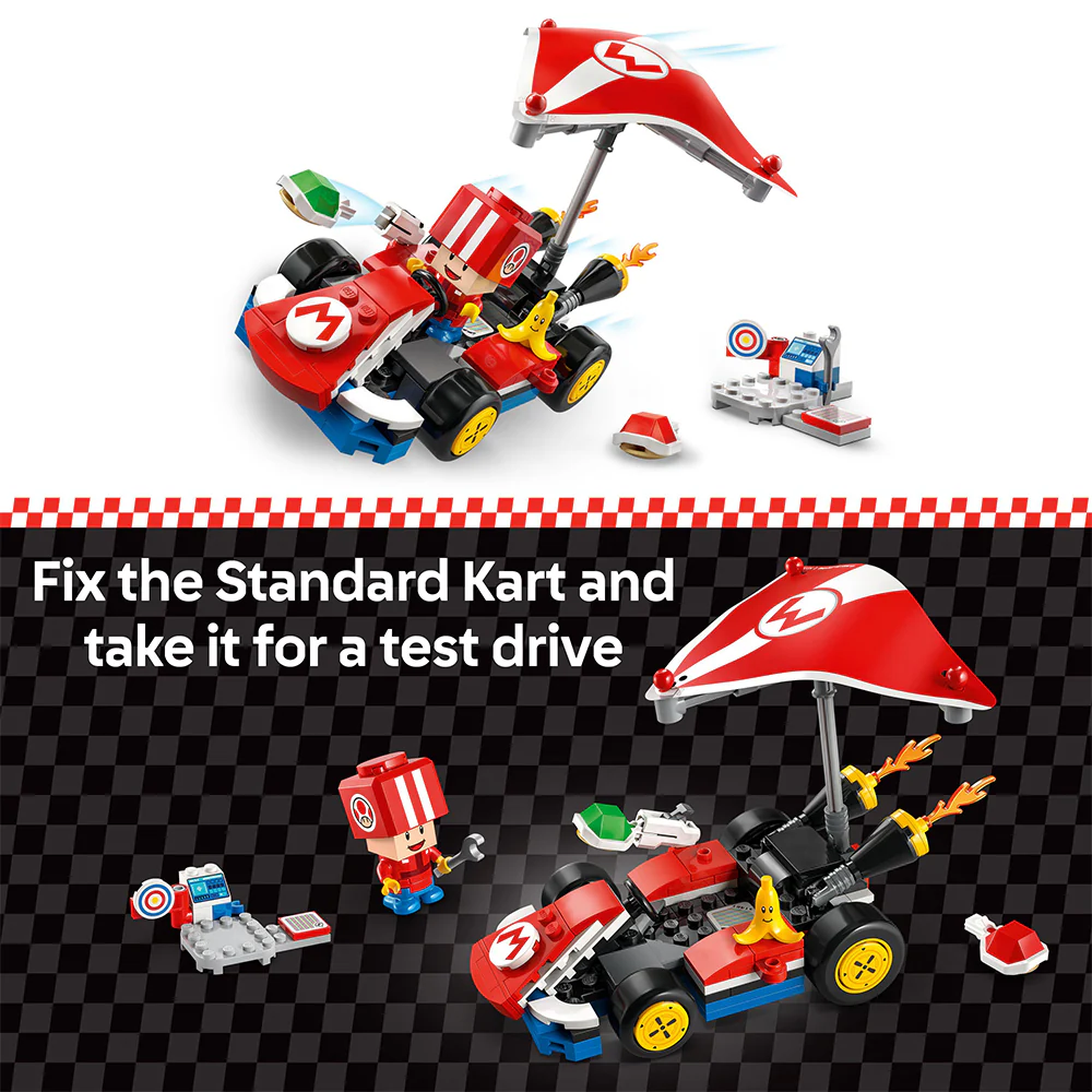 LEGO Super Mario Mario Kart Standard Kart 72032 - Image 8