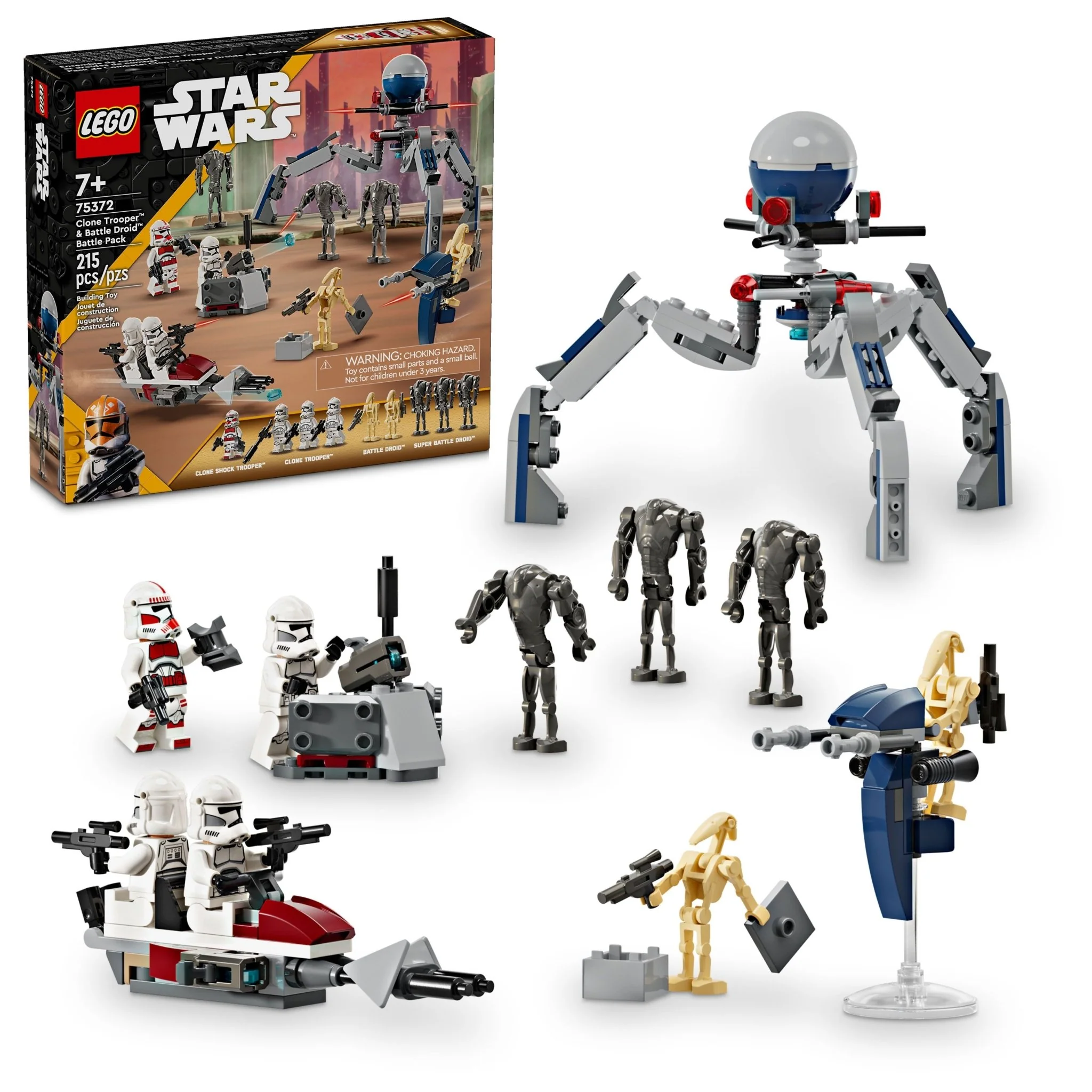 LEGO® Star Wars™ Clone Trooper™ & Battle Droid™ Battle Pack 75372 - Image 11