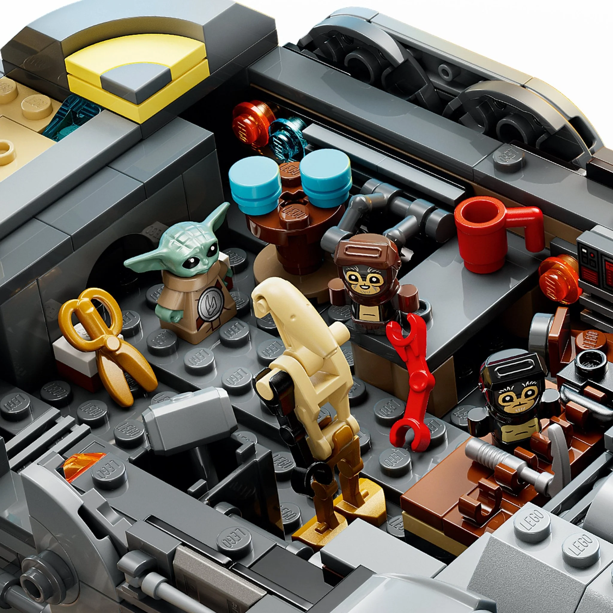 LEGO Star Wars: The Mandalorian and Grogu Anzellan Starship 75445 - Image 4