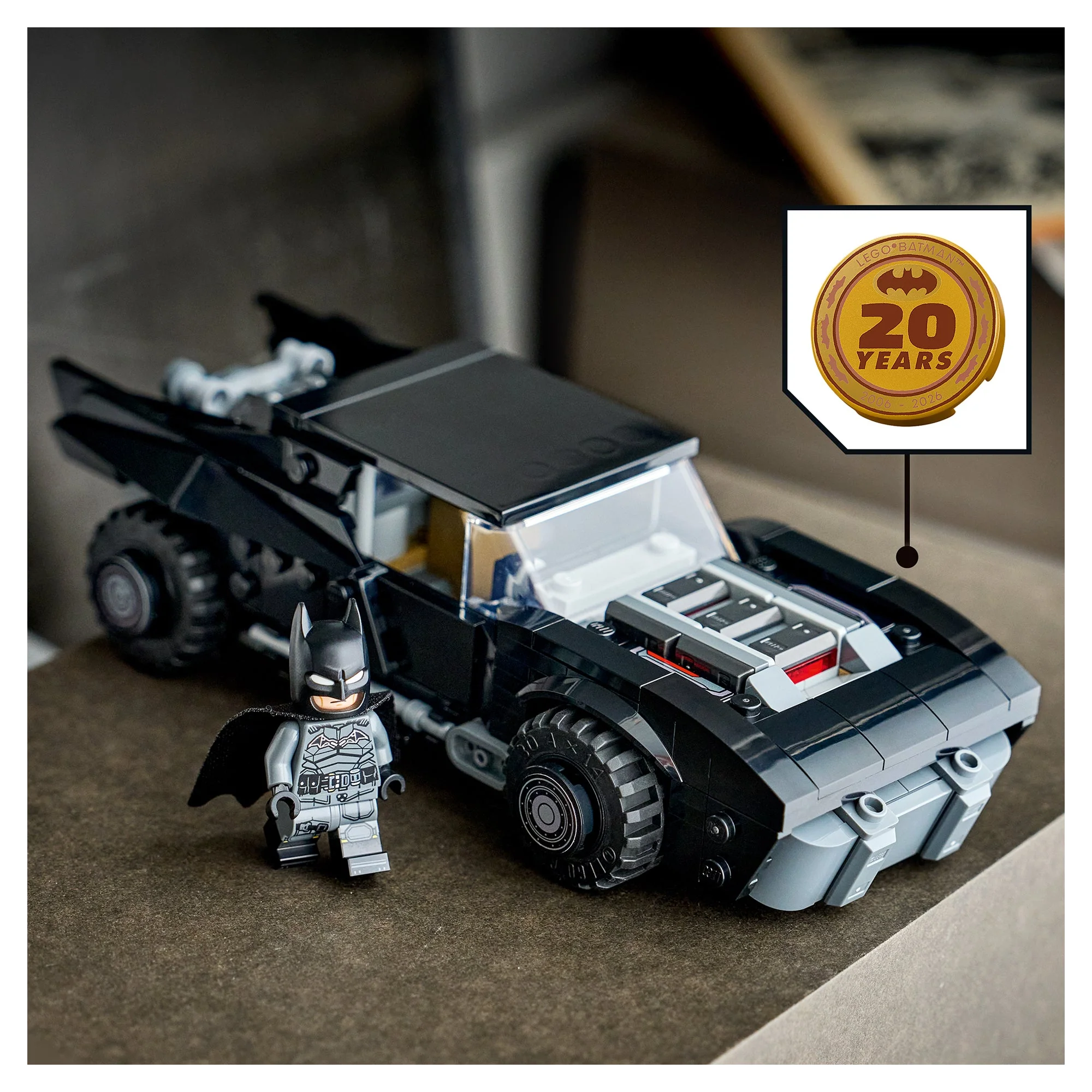LEGO DC Batman: The Batman Batmobile Car Toy 76332 - Image 6