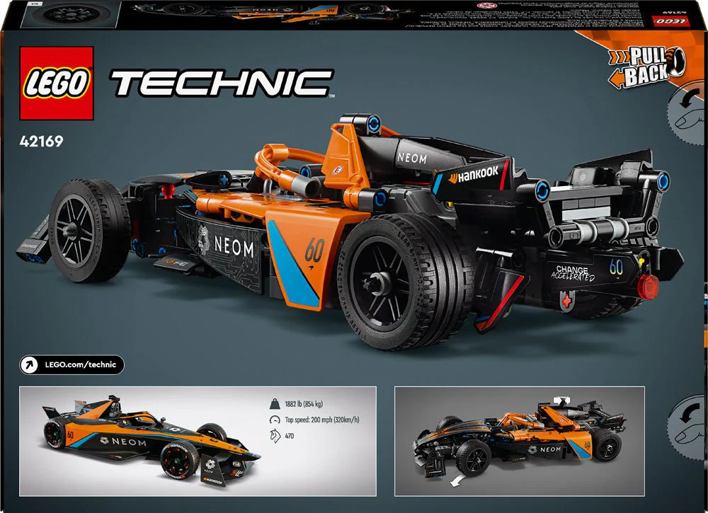 LEGO® Technic™ NEOM McLaren Formula E Race Car 42169 - Image 2