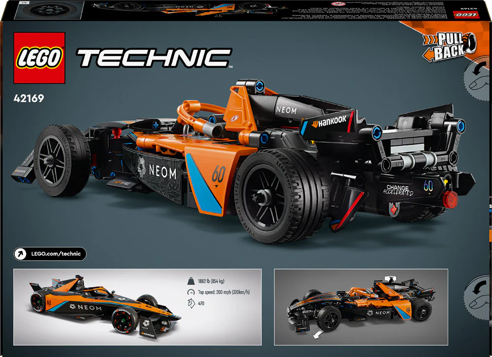 LEGO® Technic™ NEOM McLaren Formula E Race Car 42169 - Image 5