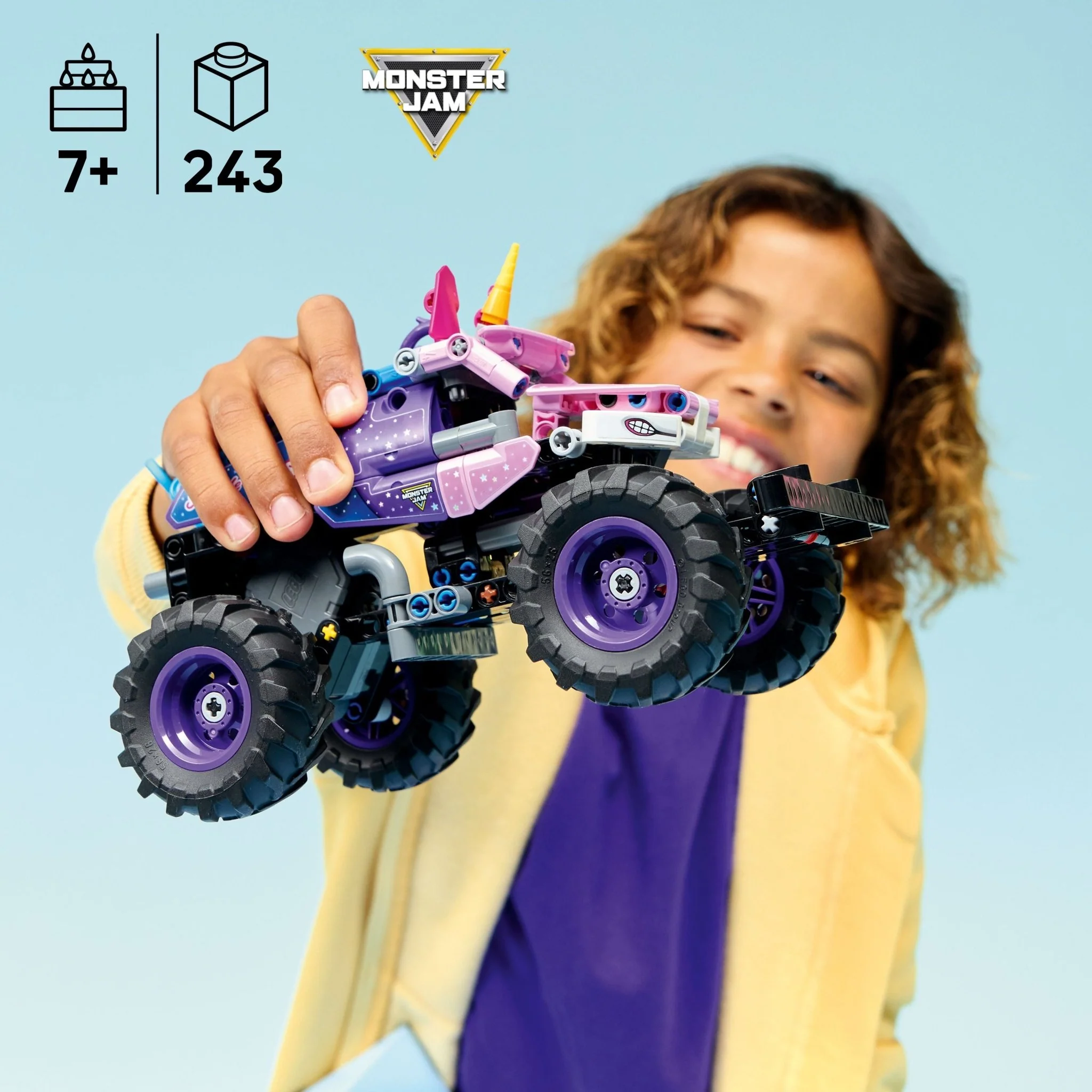 LEGO Monster Jam Sparkle Smash Pull-Back Toy 42220 - Image 2