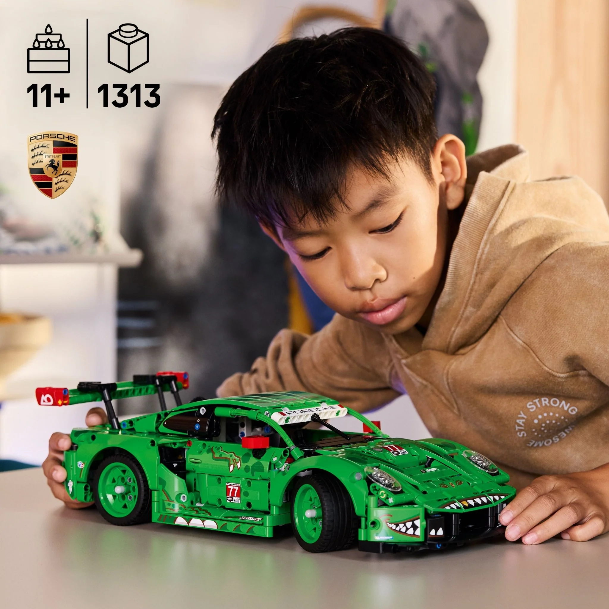 LEGO Porsche 911 GT3 R REXY AO Racing Car 42224 - Image 2
