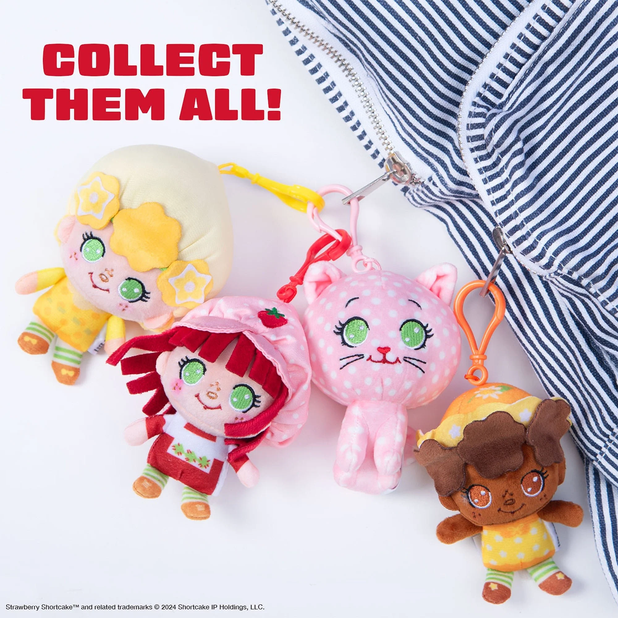 Strawberry Shortcake - Plush Backpack Clips - Lemon Meringue - Image 3