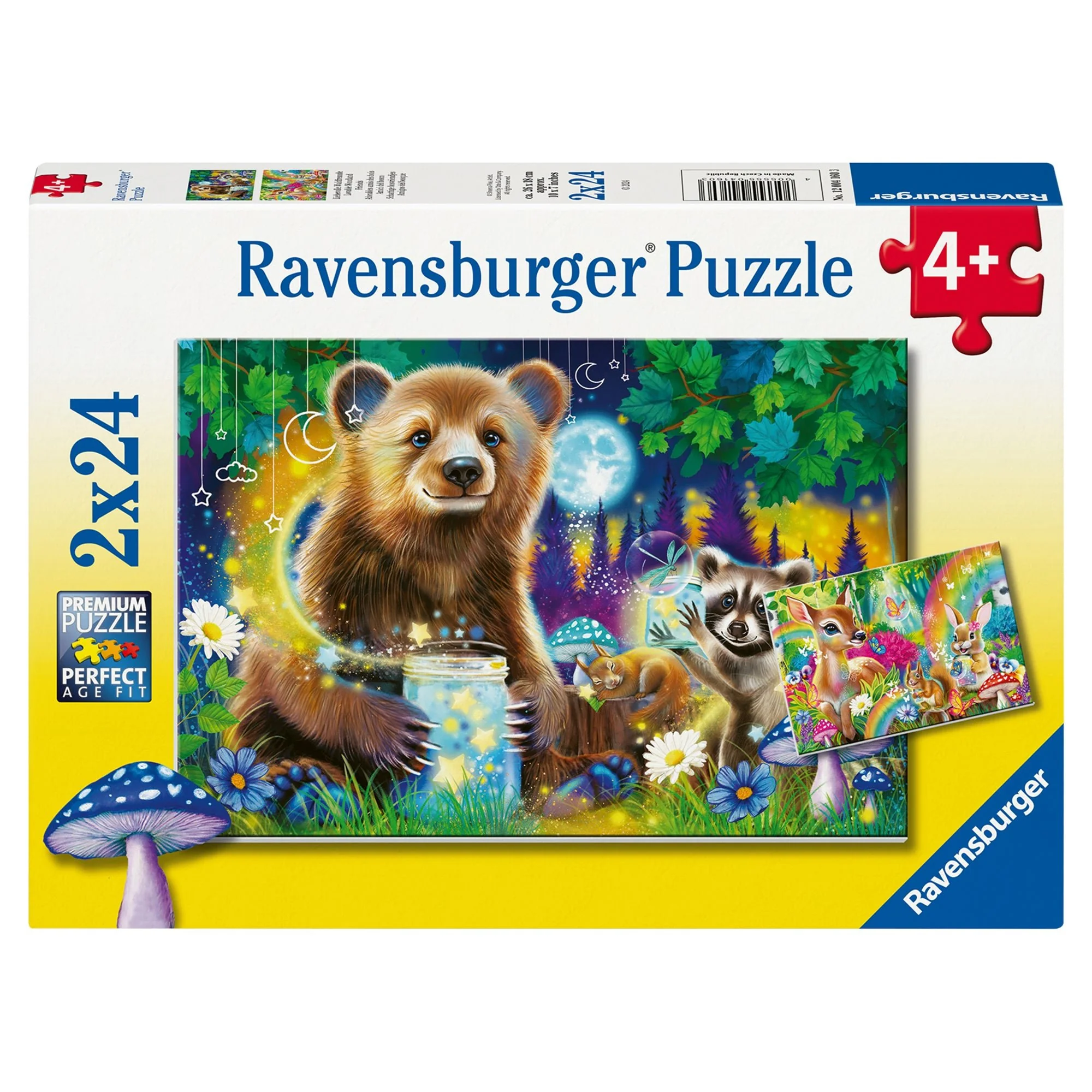 Lovable Woodland Friends 2x24 Pc Puzzle
