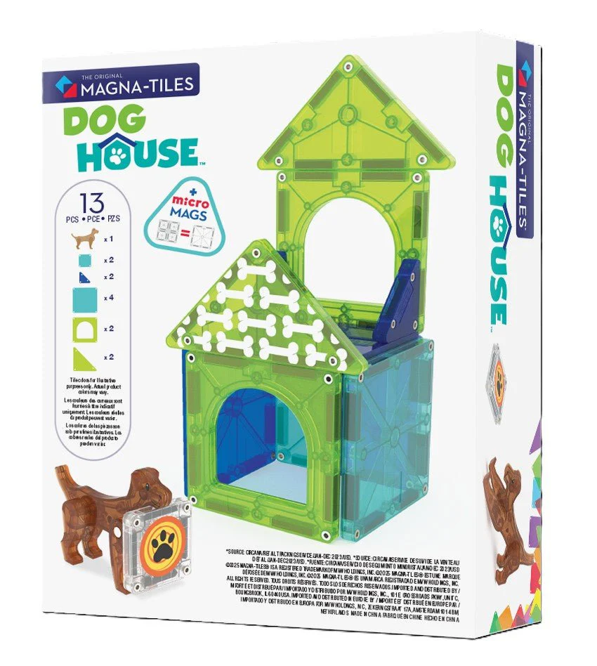 MAGNA-TILES Dog House 13-Piece - Image 2