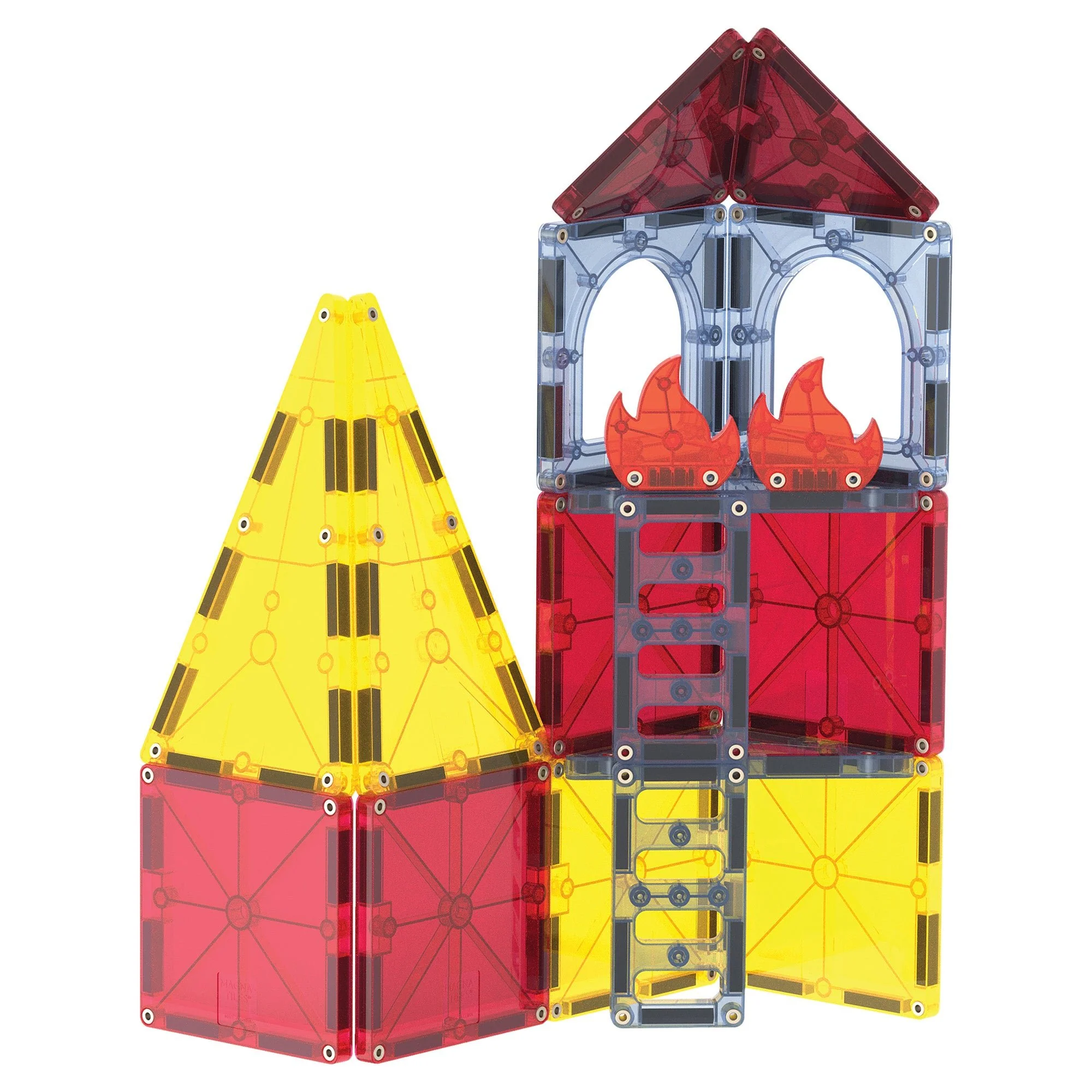 MAGNA-TILES Fire Rescue 27-Piece - Image 4