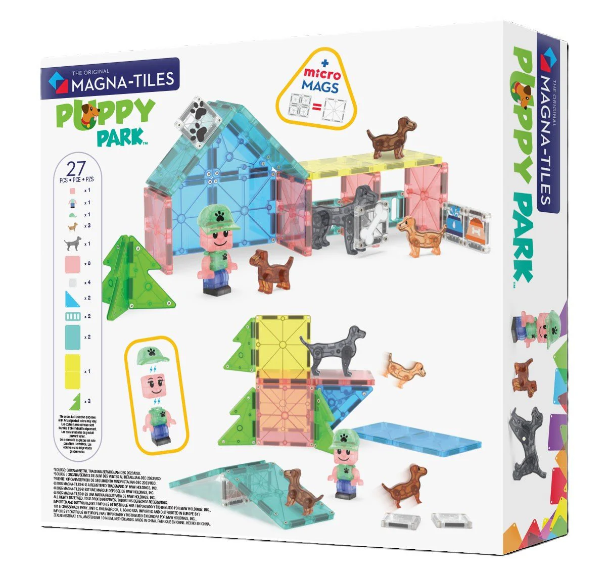 MAGNA-TILES Puppy Park 25-Piece - Image 2