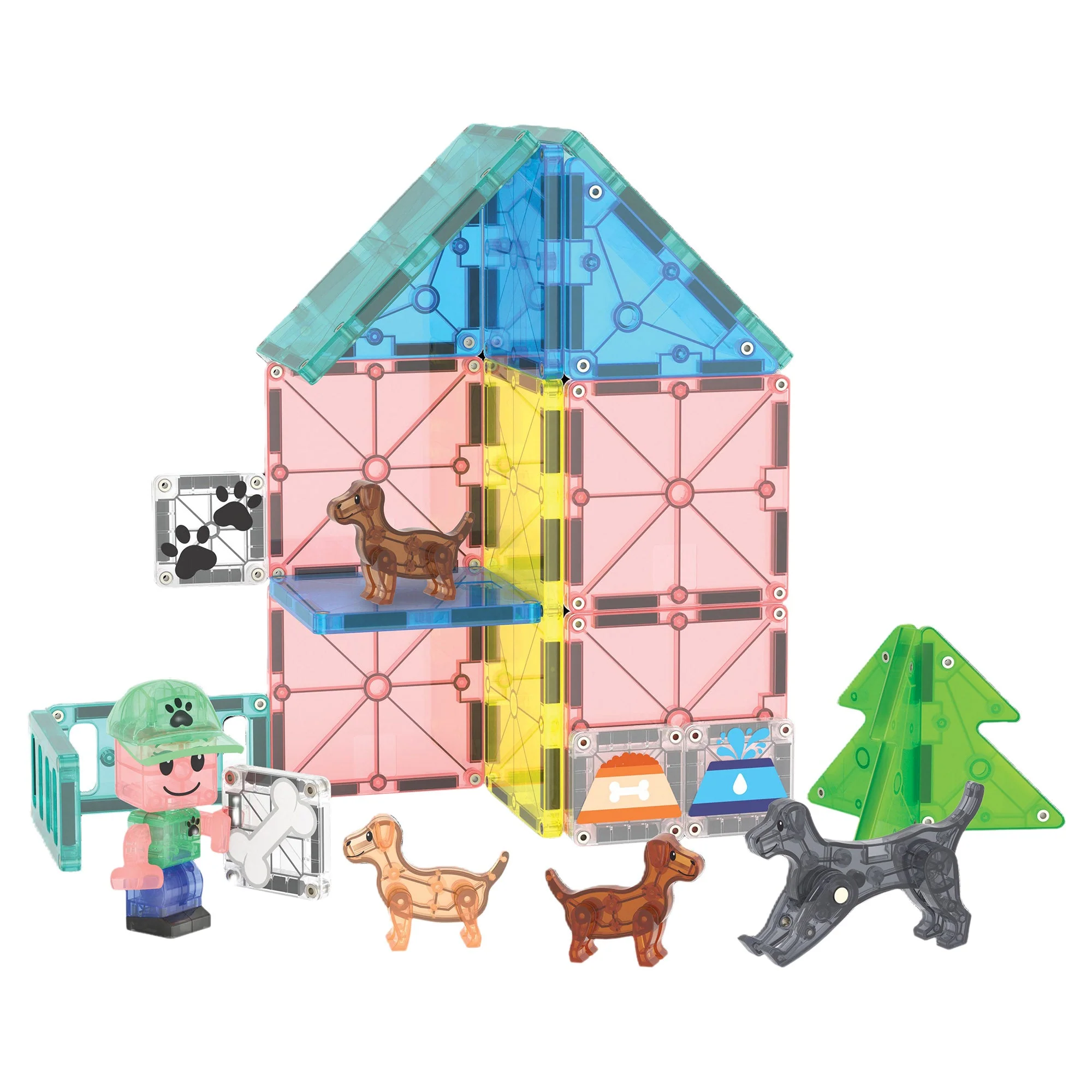 MAGNA-TILES Puppy Park 25-Piece - Image 3