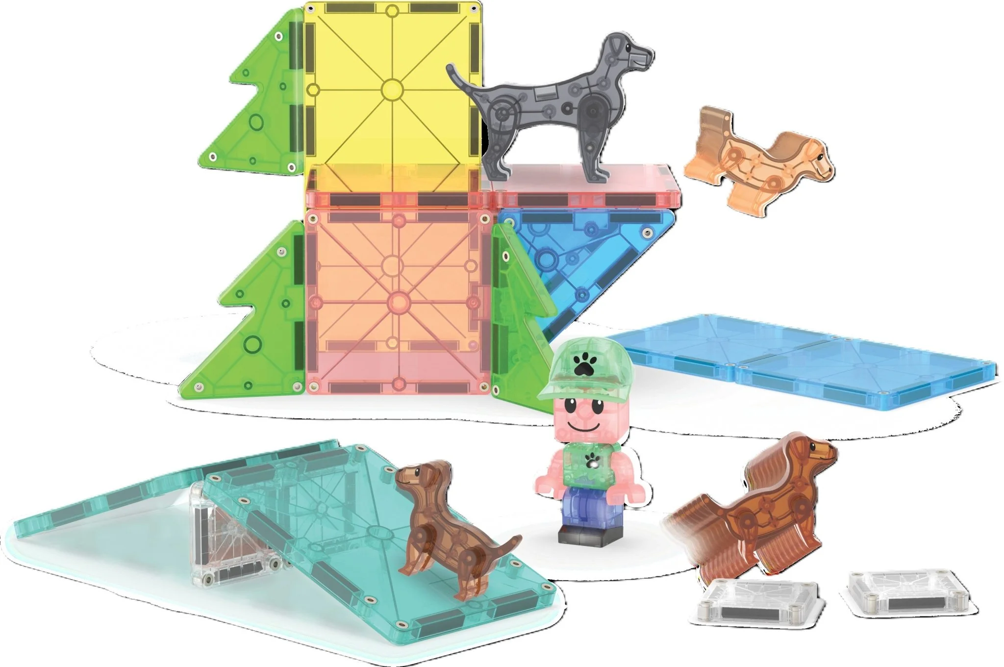 MAGNA-TILES Puppy Park 25-Piece - Image 4