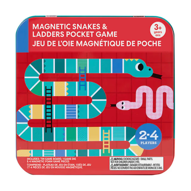 Mastermind Toys Magnetic Snakes & Ladders Pocket Game - Image 6