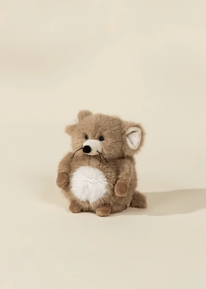 Mini Gift Plush Toy Brown Mouse - Image 2