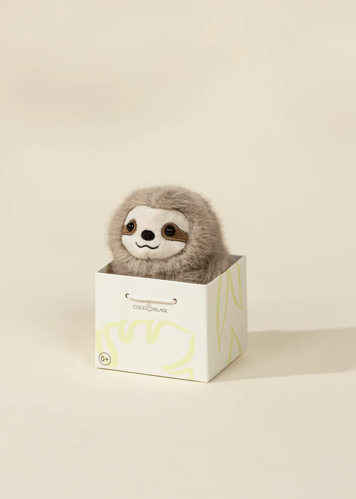 Mini Gift Plush Toy Grey Sloth