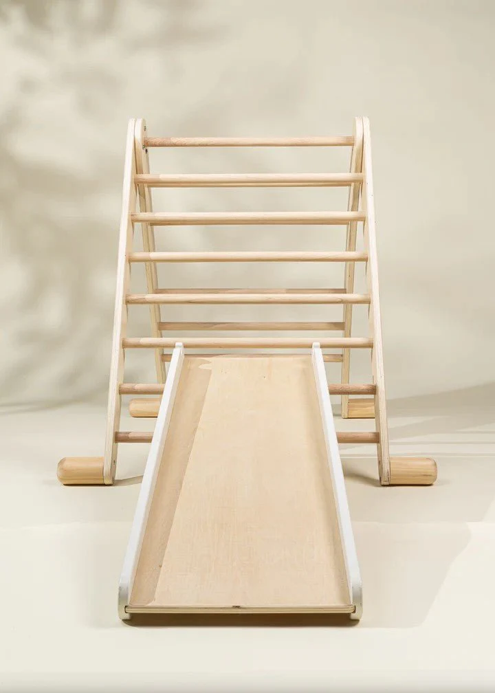 Montessori 2-in-1 Grip Climber Board & Slide - Image 5