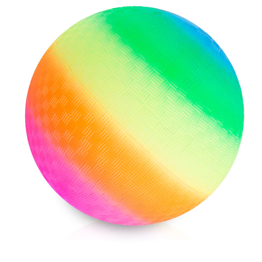 Mastermind Toys 7'' Neon Rainbow Take Anywhere Playground Ball - Image 4