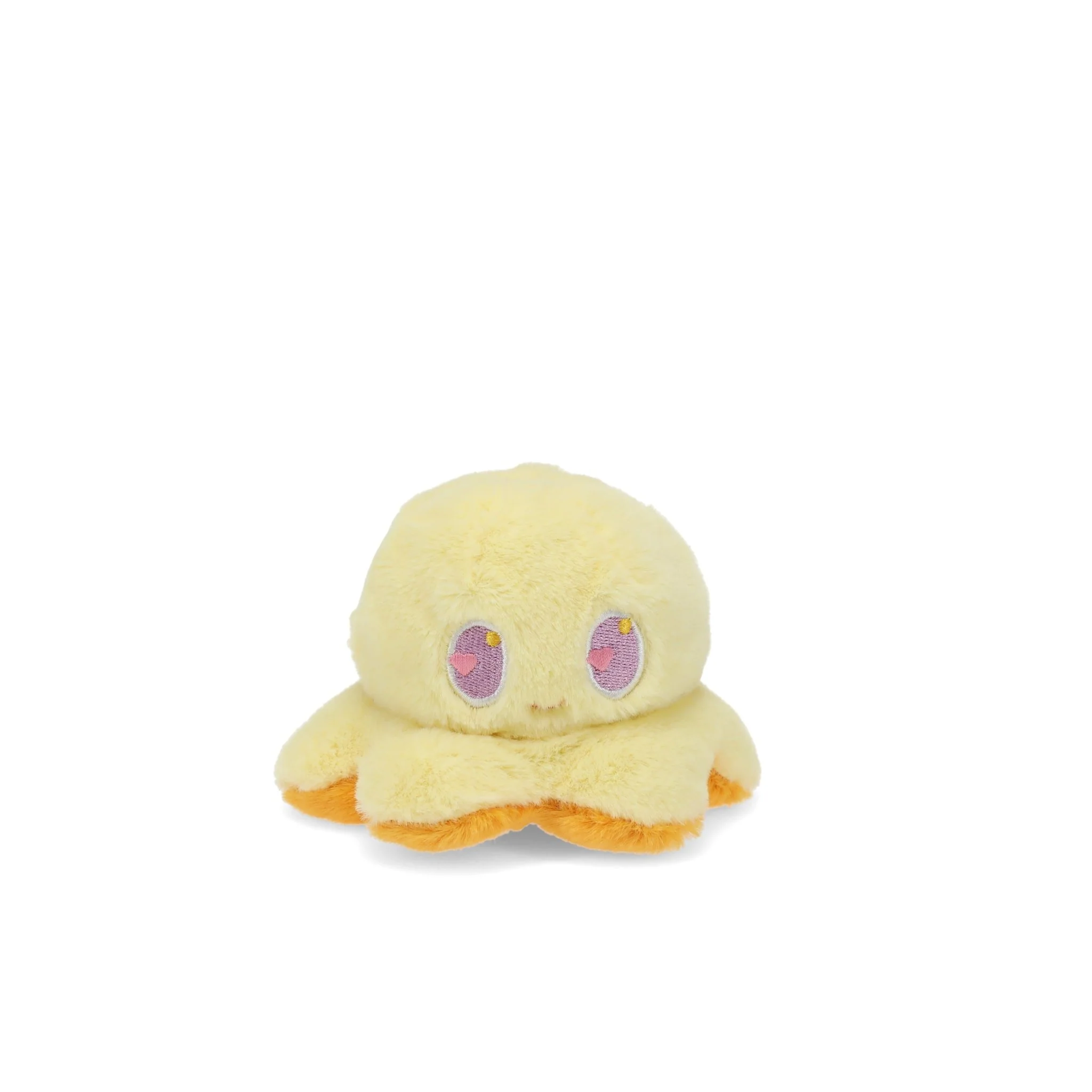 RLE Orange/Yellow Reversible Octopus Bag Charm - Image 2