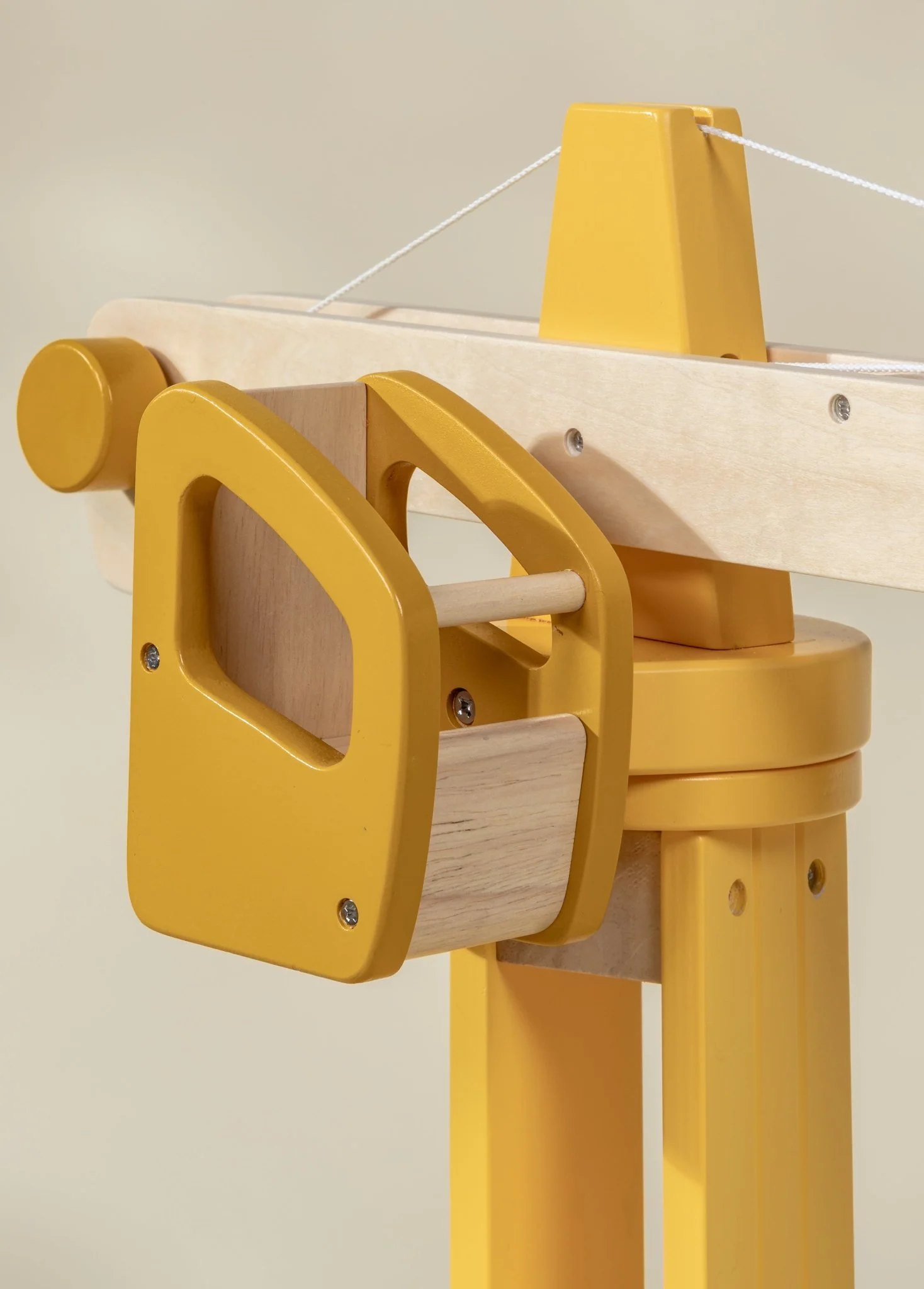 Oversized Wooden Construction Crane - Image 4