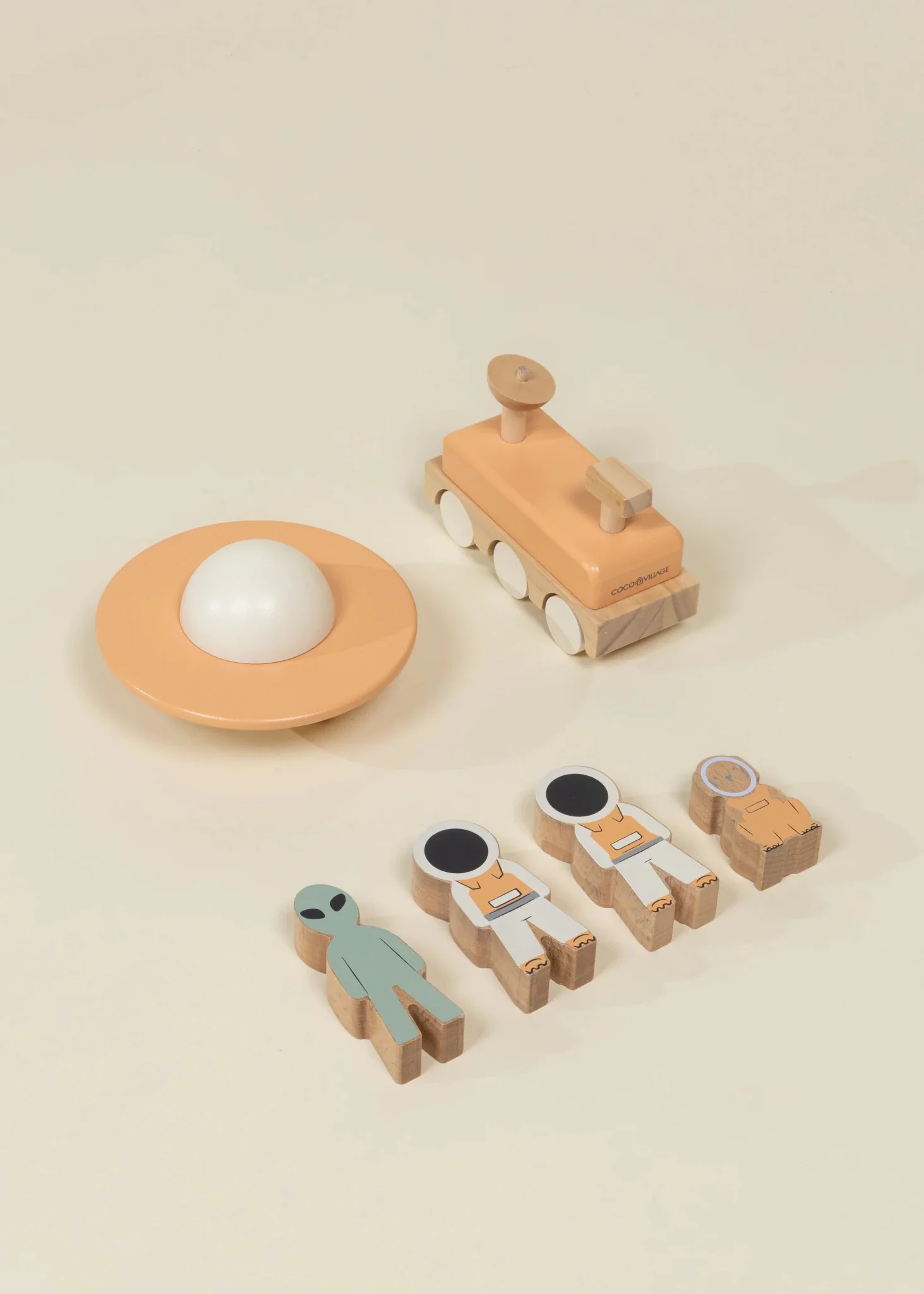 Coco Village Oversized Wooden Space Station Playset - Image 5