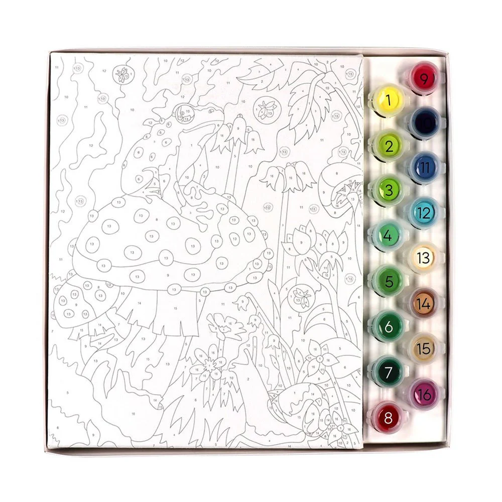 iHeartArt Paint By Numbers- Mushroom Forest - Image 6