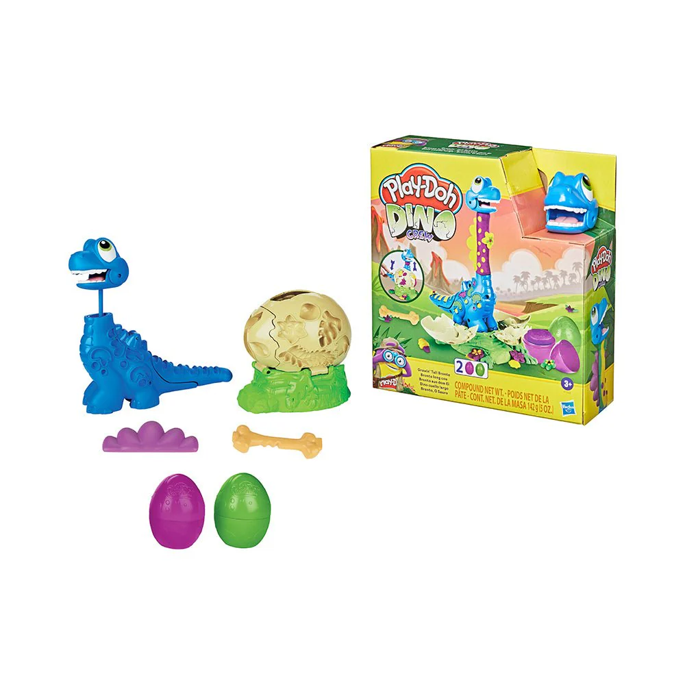 Play-Doh Dino Crew Growin' Tall Bronto - Image 2
